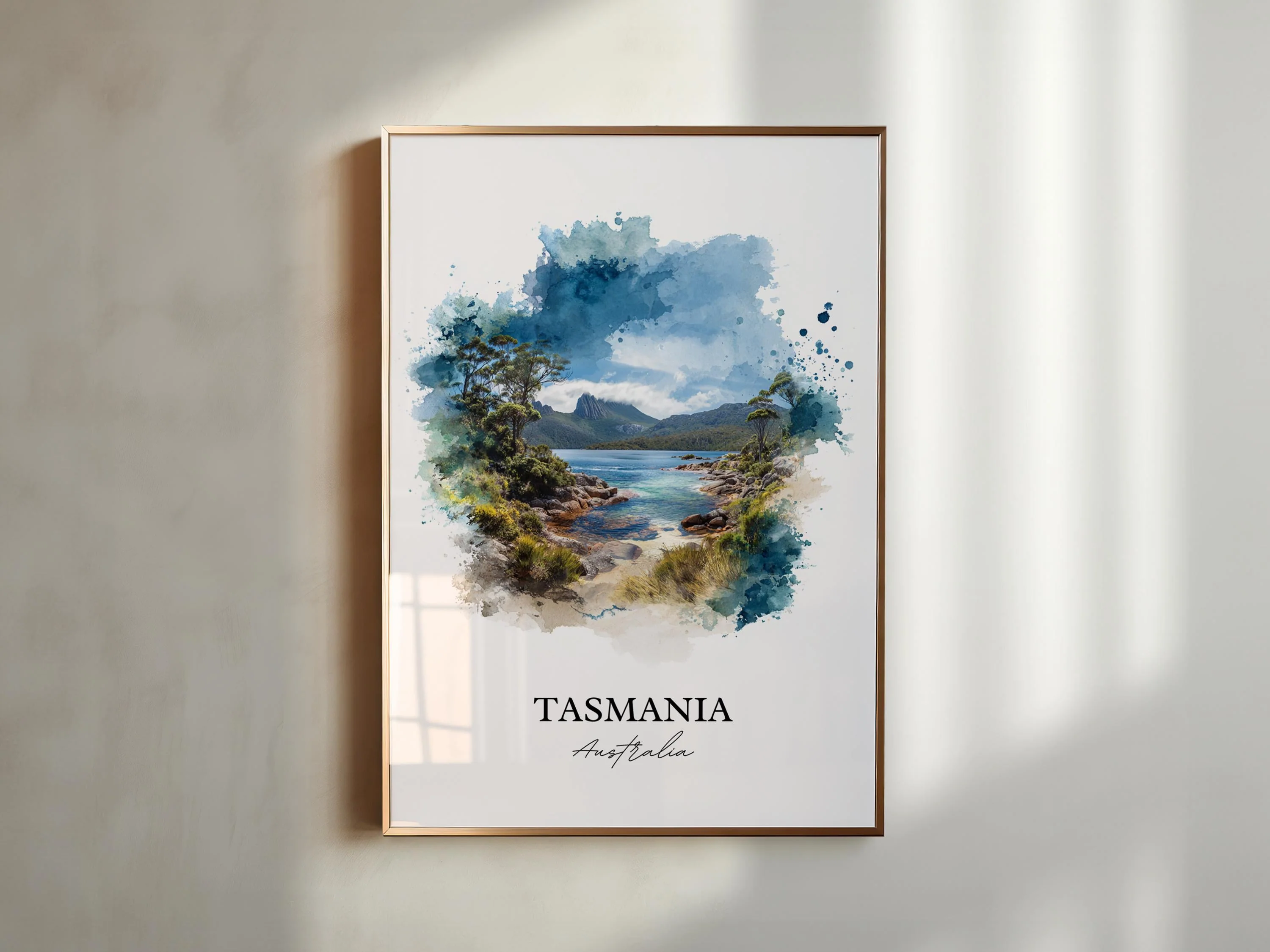 Tasmania, Australia – Watercolor Art Print - Image 3