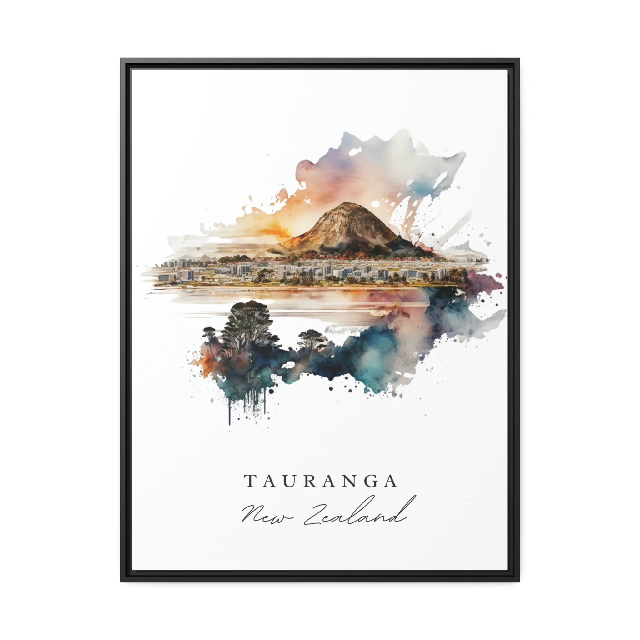 Tauranga, New Zealand – Watercolor Art Print - Image 6