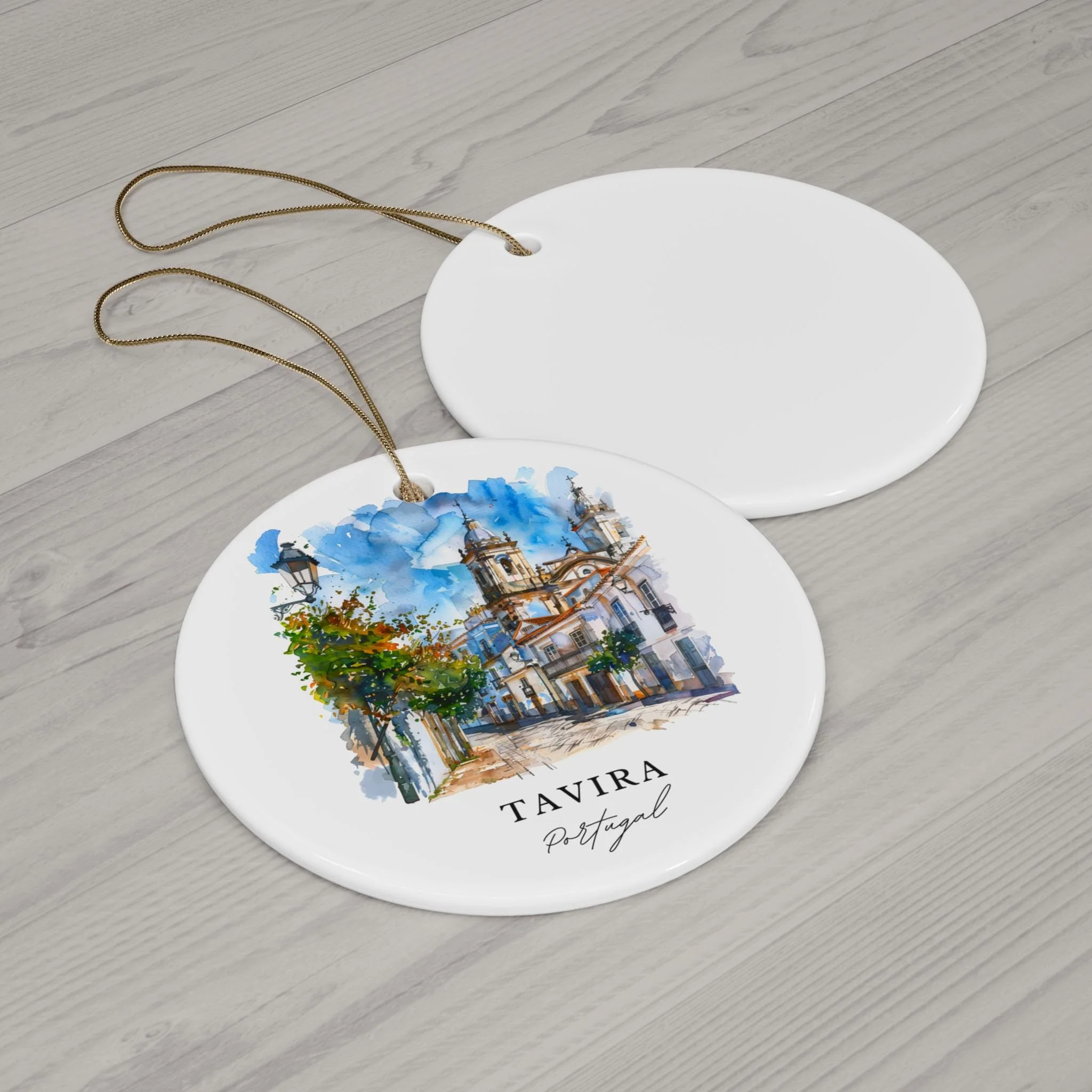 Tavira Portugal Ornament: Unique Tavira Souvenir, Tavira Xmas Decor, and Authentic Algarve Portugal Christmas Gift - Image 2