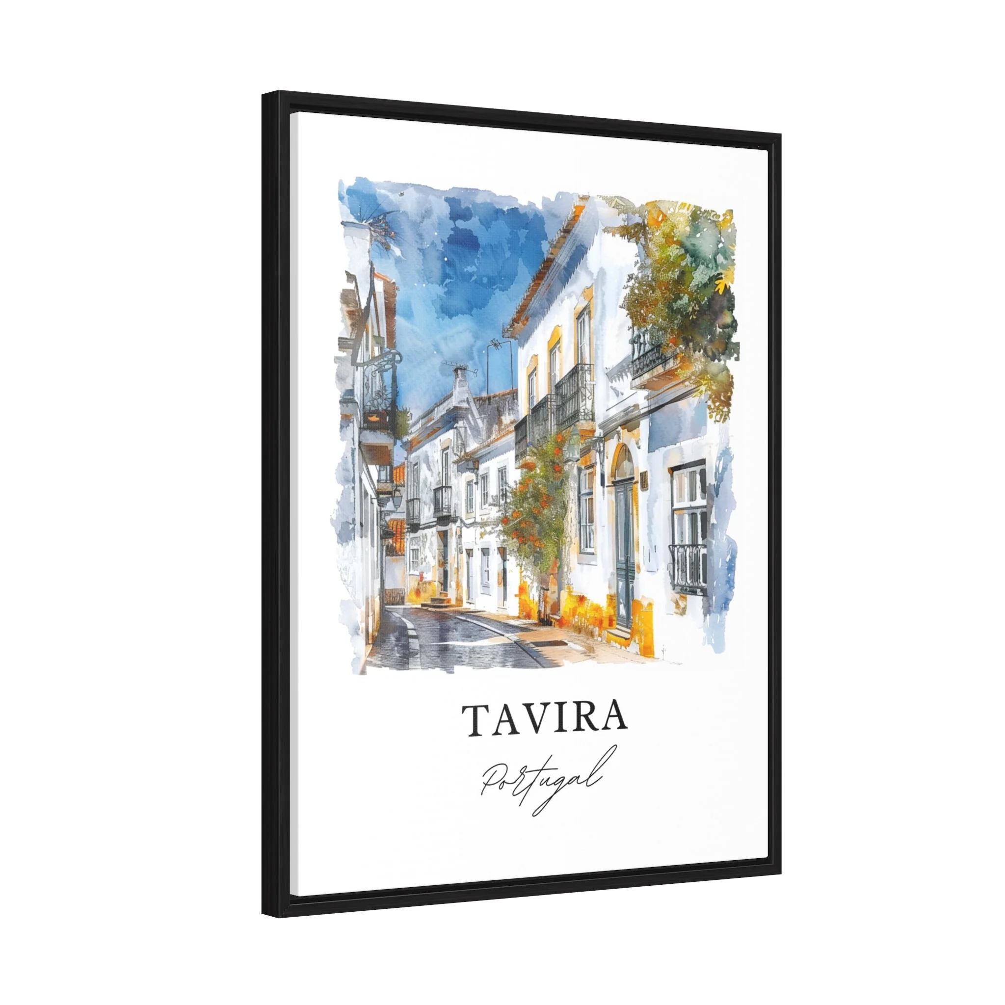 Tavira, Portugal – Watercolor Art Print of Algarve Coast - Image 6