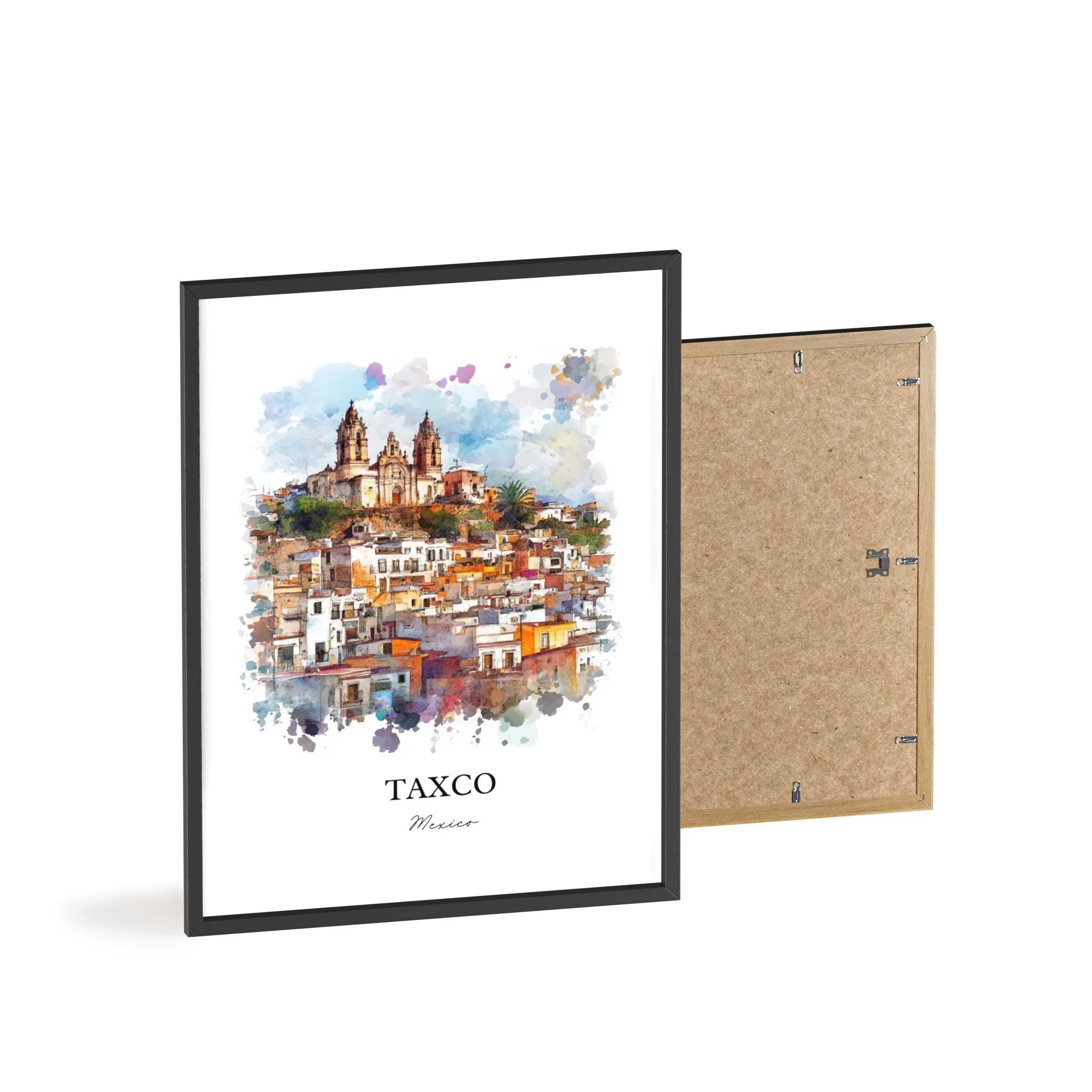 Taxco, Mexico – Watercolor Art Print - Image 8