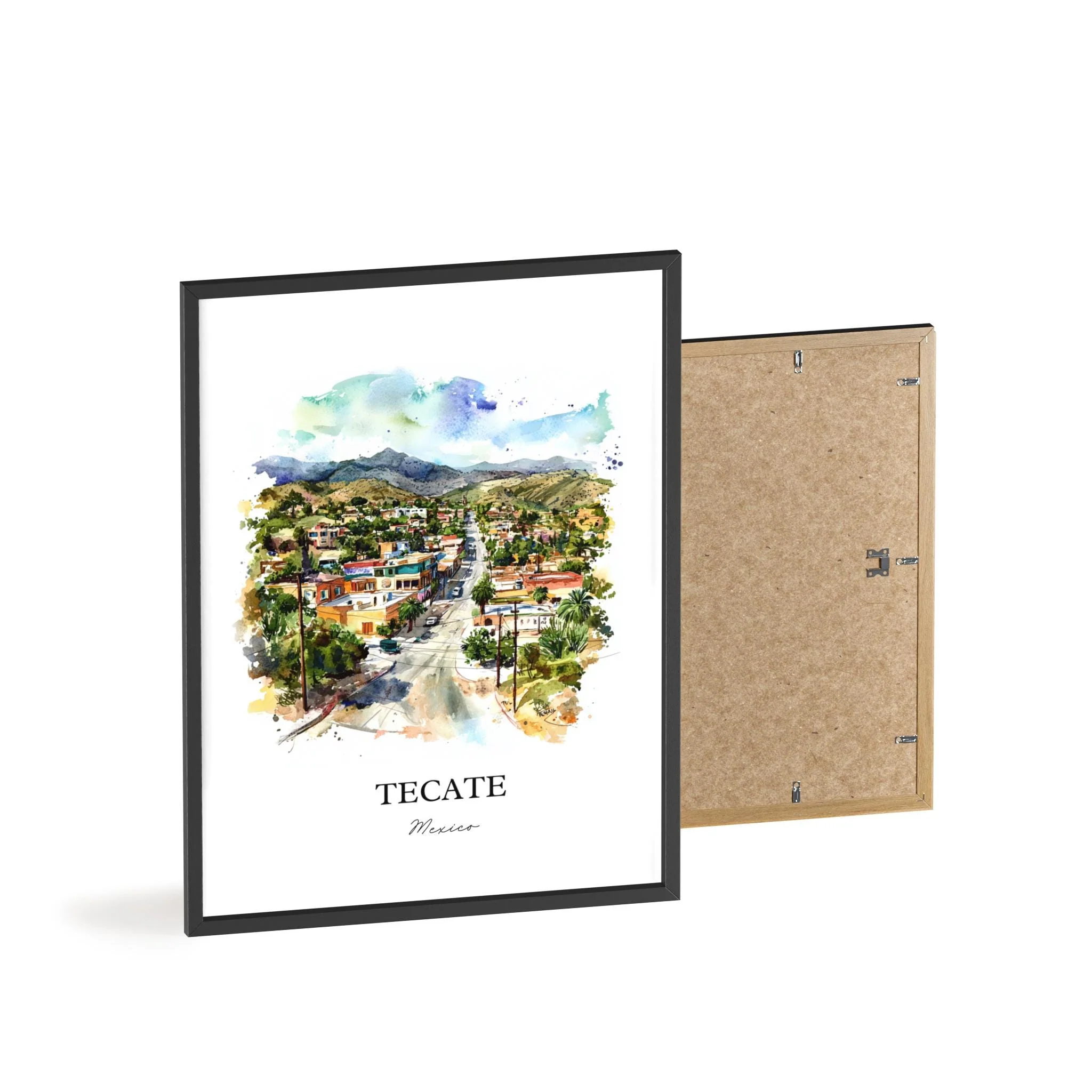 Tecate, Mexico – Watercolor Art Print - Image 8