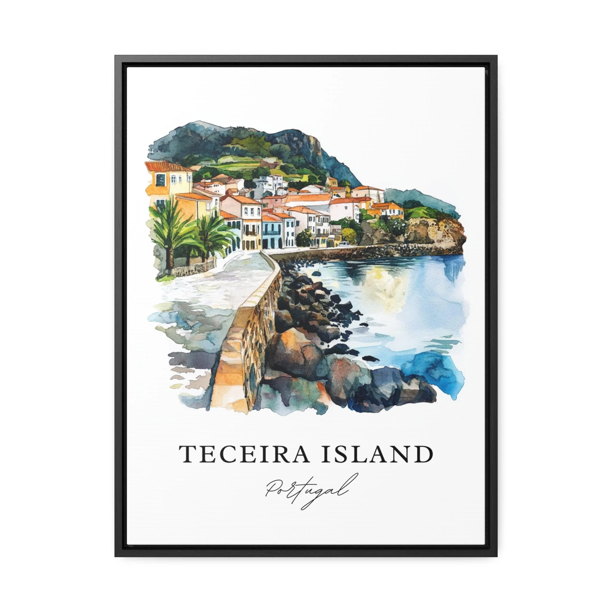 Terceira Island, Portugal – Watercolor Art Print - Image 6