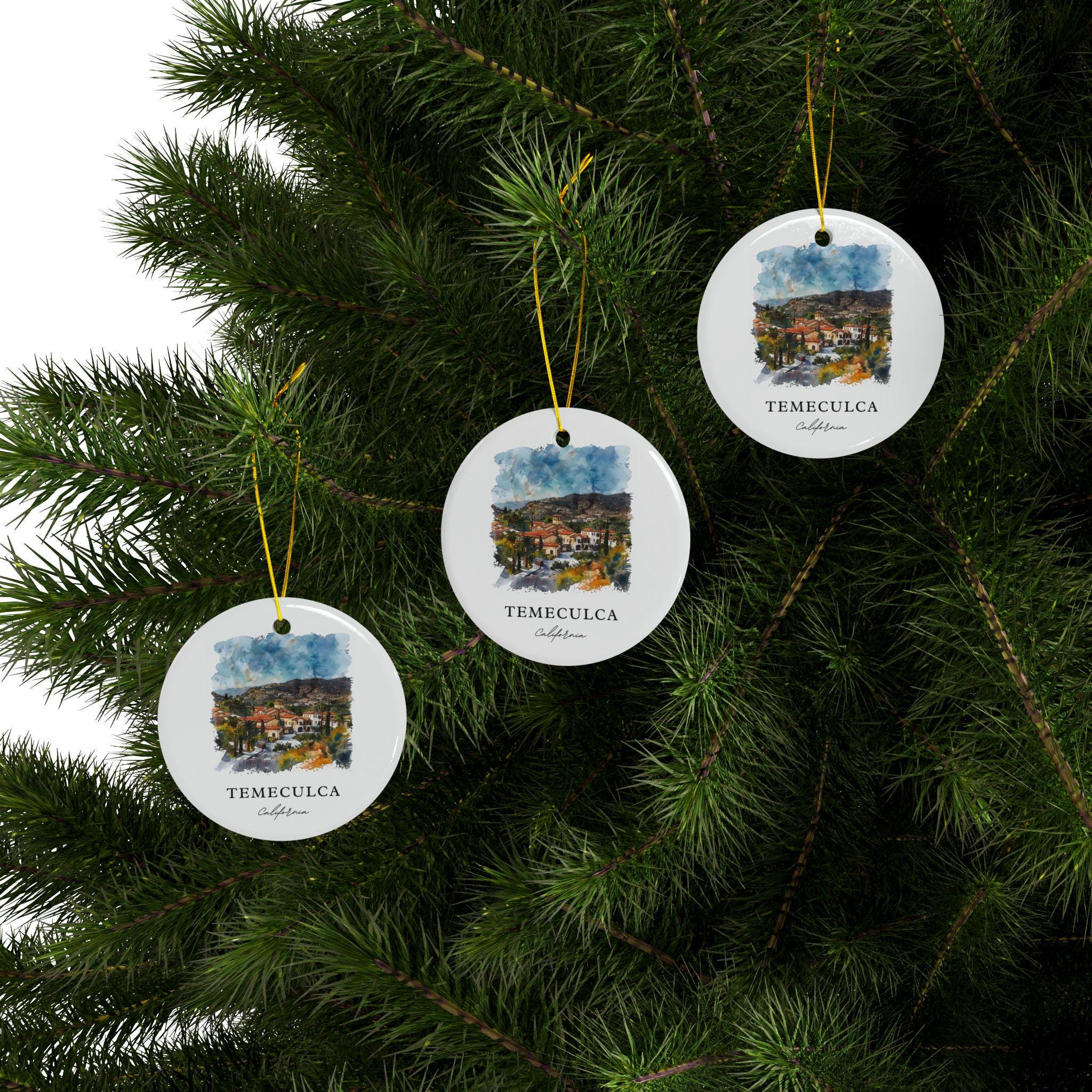 Temecula CA Ornament: Unique Temecula Souvenir, Temecula Decor, and Authentic Temecula Cali Gift - Image 4