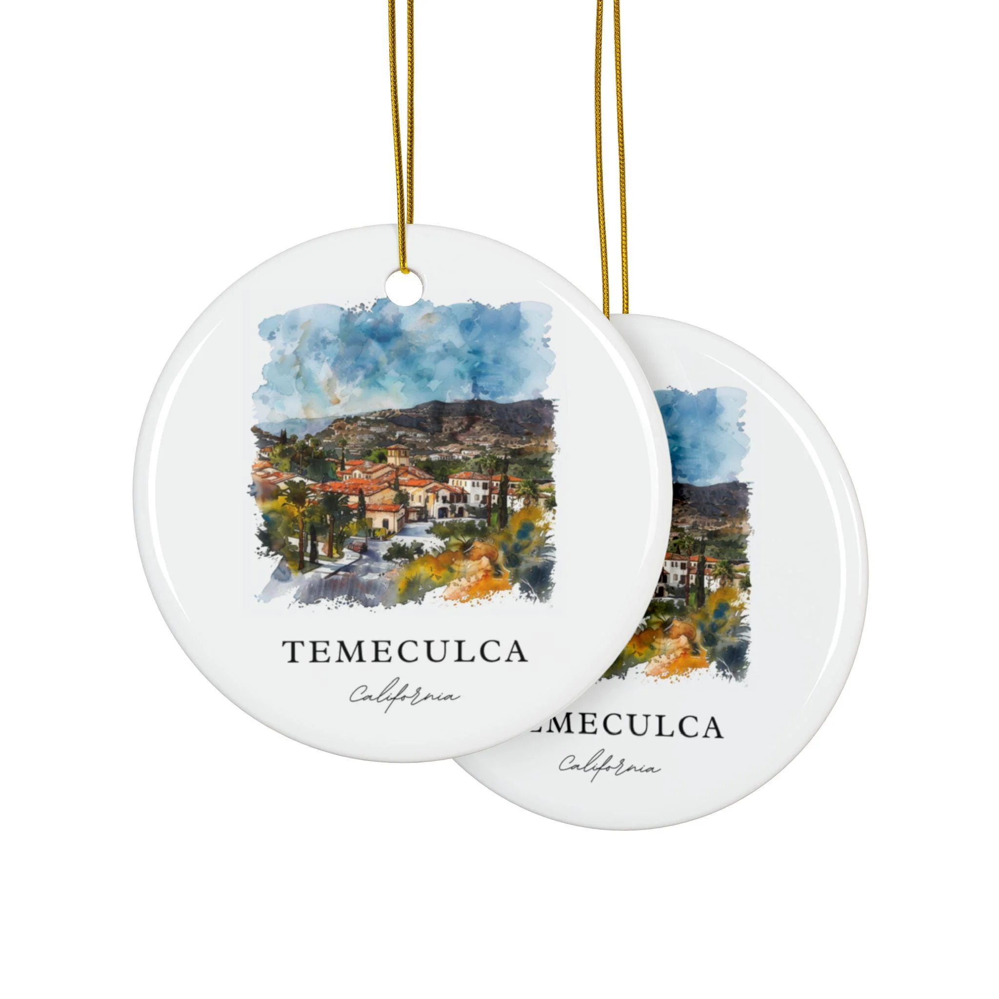 Temecula CA Ornament: Unique Temecula Souvenir, Temecula Decor, and Authentic Temecula Cali Gift - Image 3
