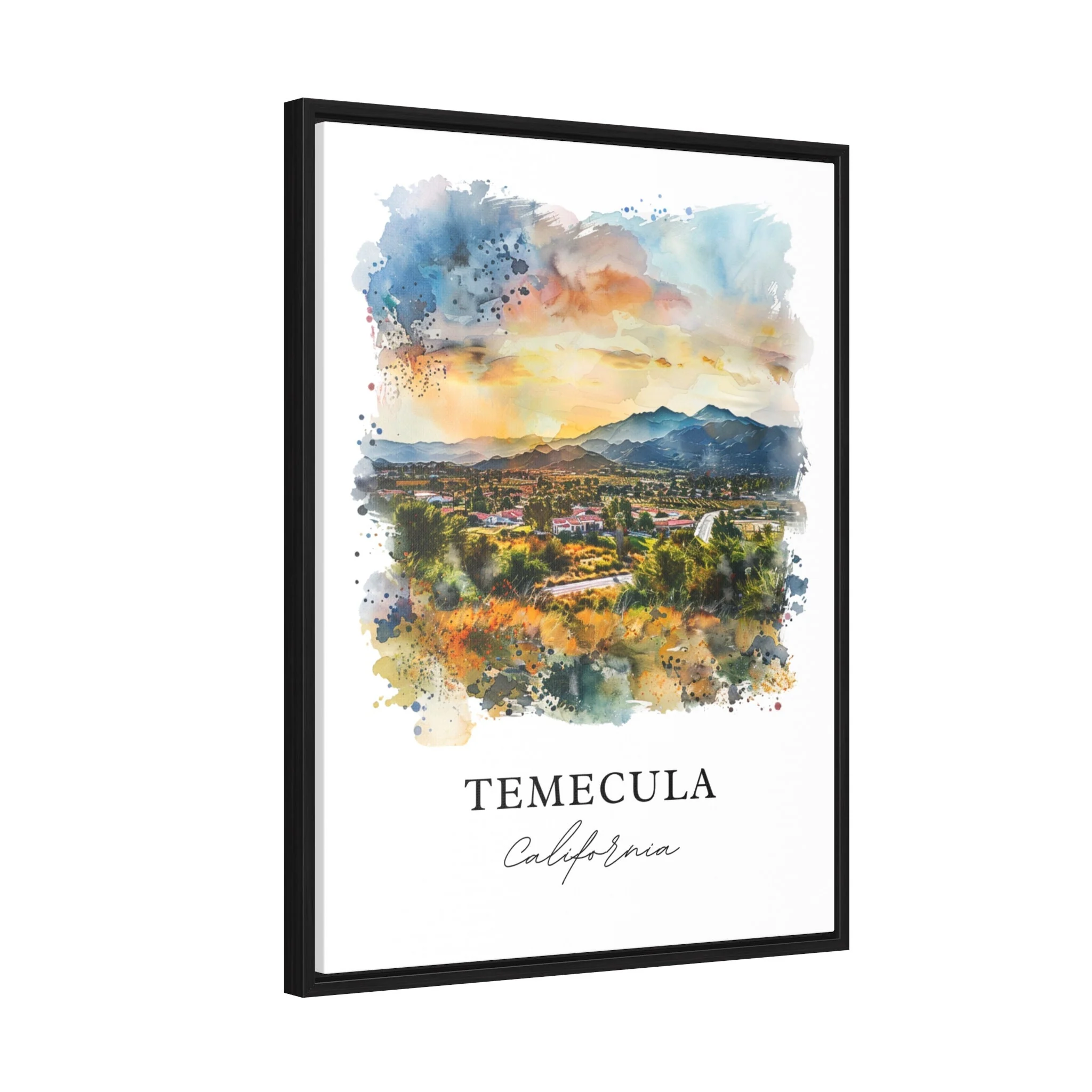 Temecula, USA – Watercolor Art Print - Image 6