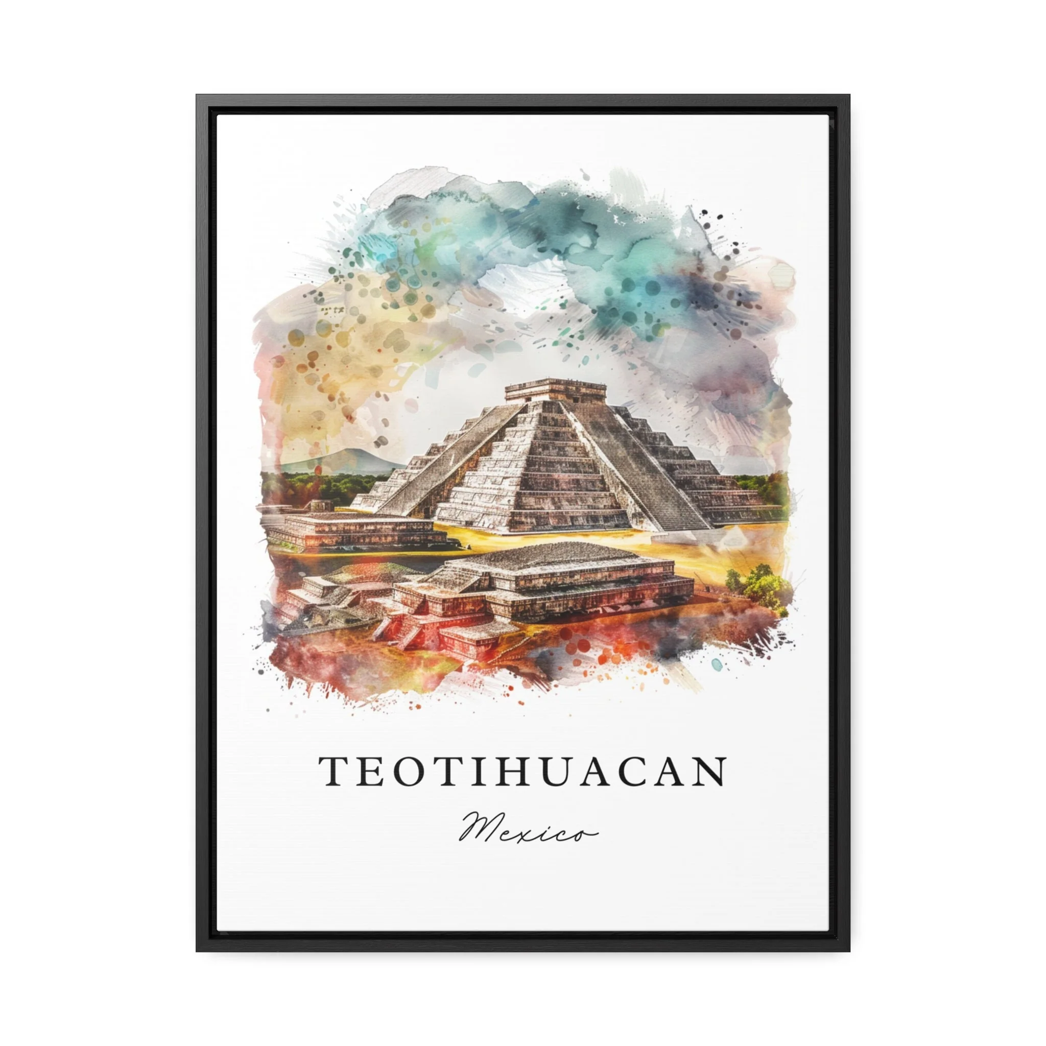 Teotihuacán, Mexico – Watercolor Art Print - Image 5