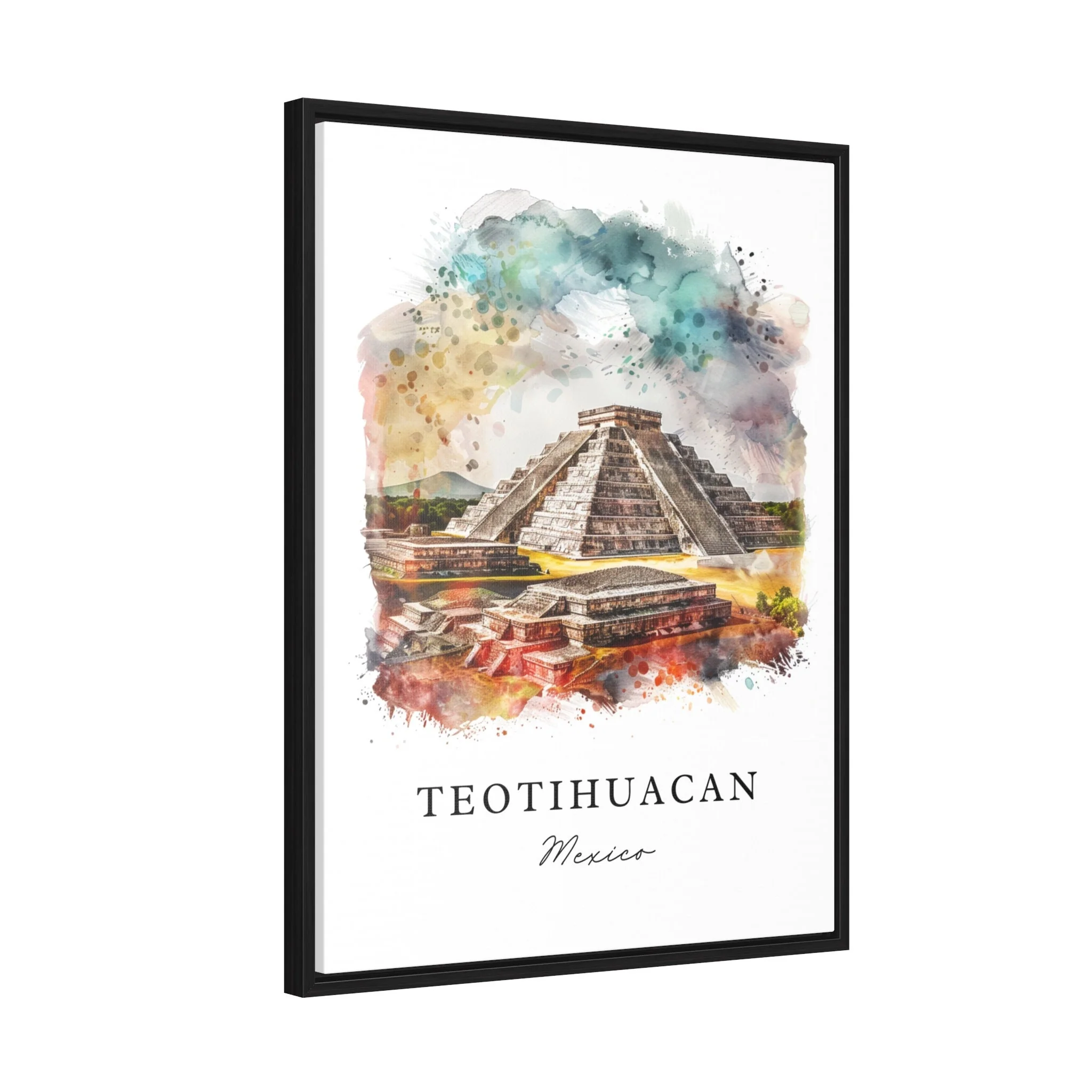 Teotihuacán, Mexico – Watercolor Art Print - Image 6