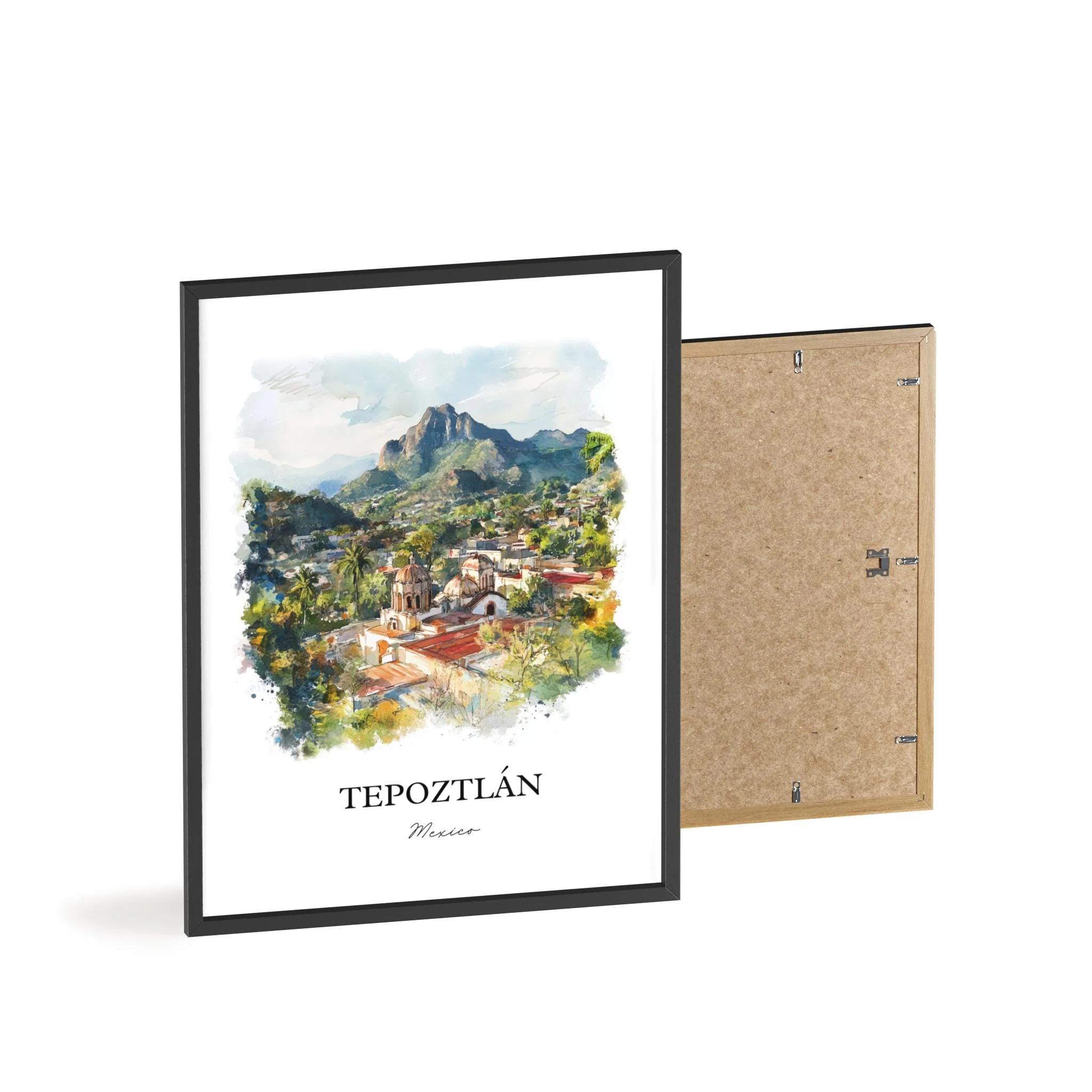 Tepoztlán, Mexico – Watercolor Art Print - Image 8