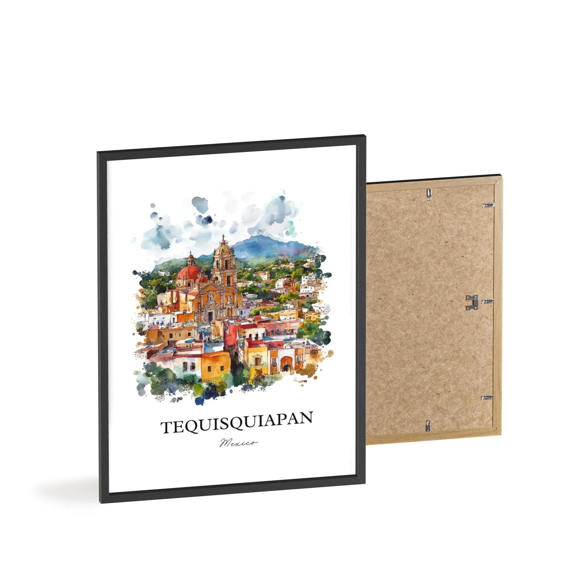 Tequisquiapan, Mexico – Watercolor Art Print - Image 8