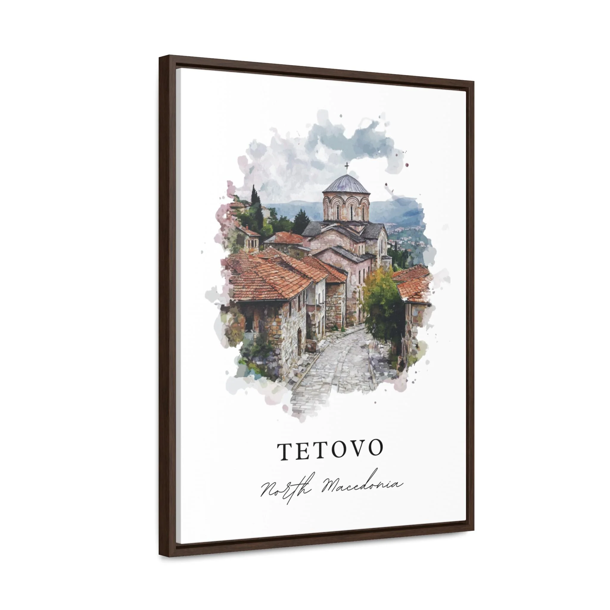 Tetovo, North Macedonia – Watercolor Art Print - Image 6