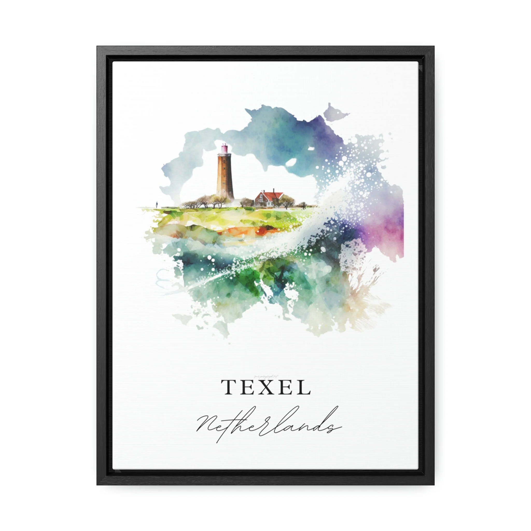 Texel, Netherlands – Watercolor Art Print - Image 2