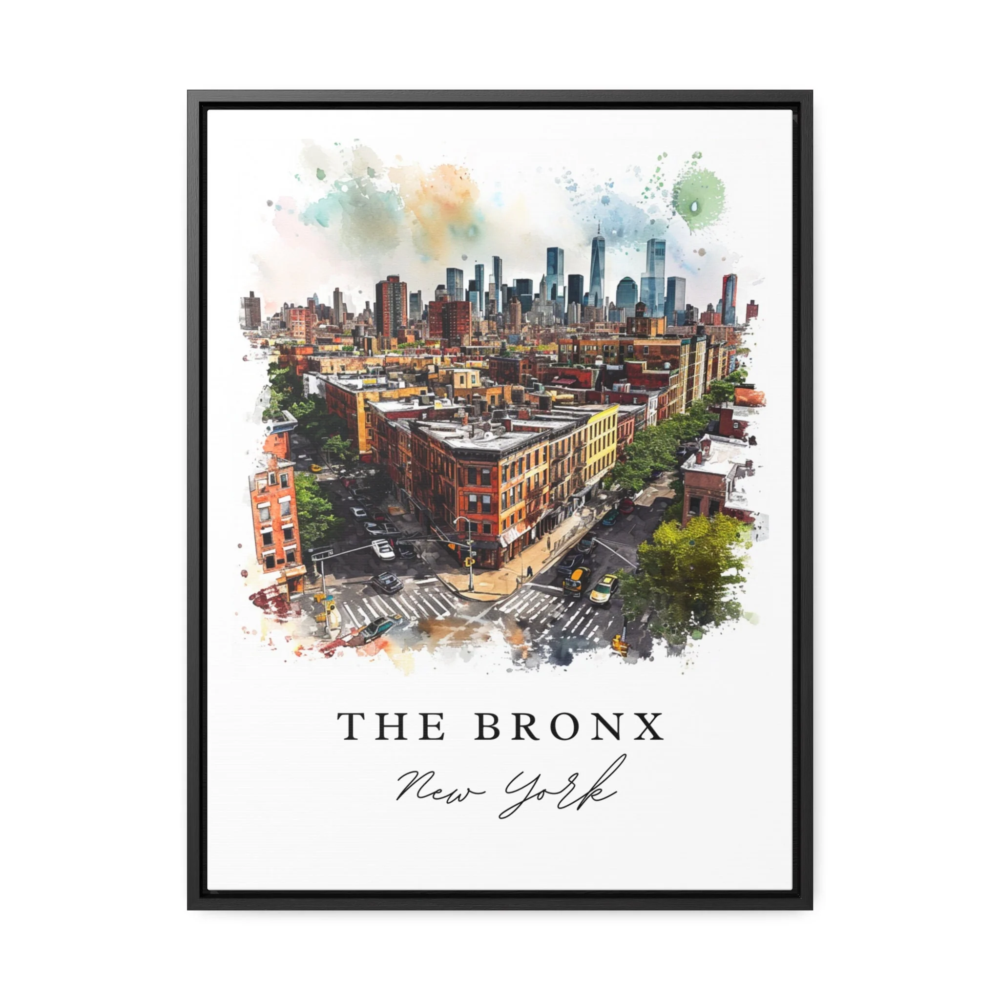 The Bronx, New York – Watercolor Art Print - Image 6
