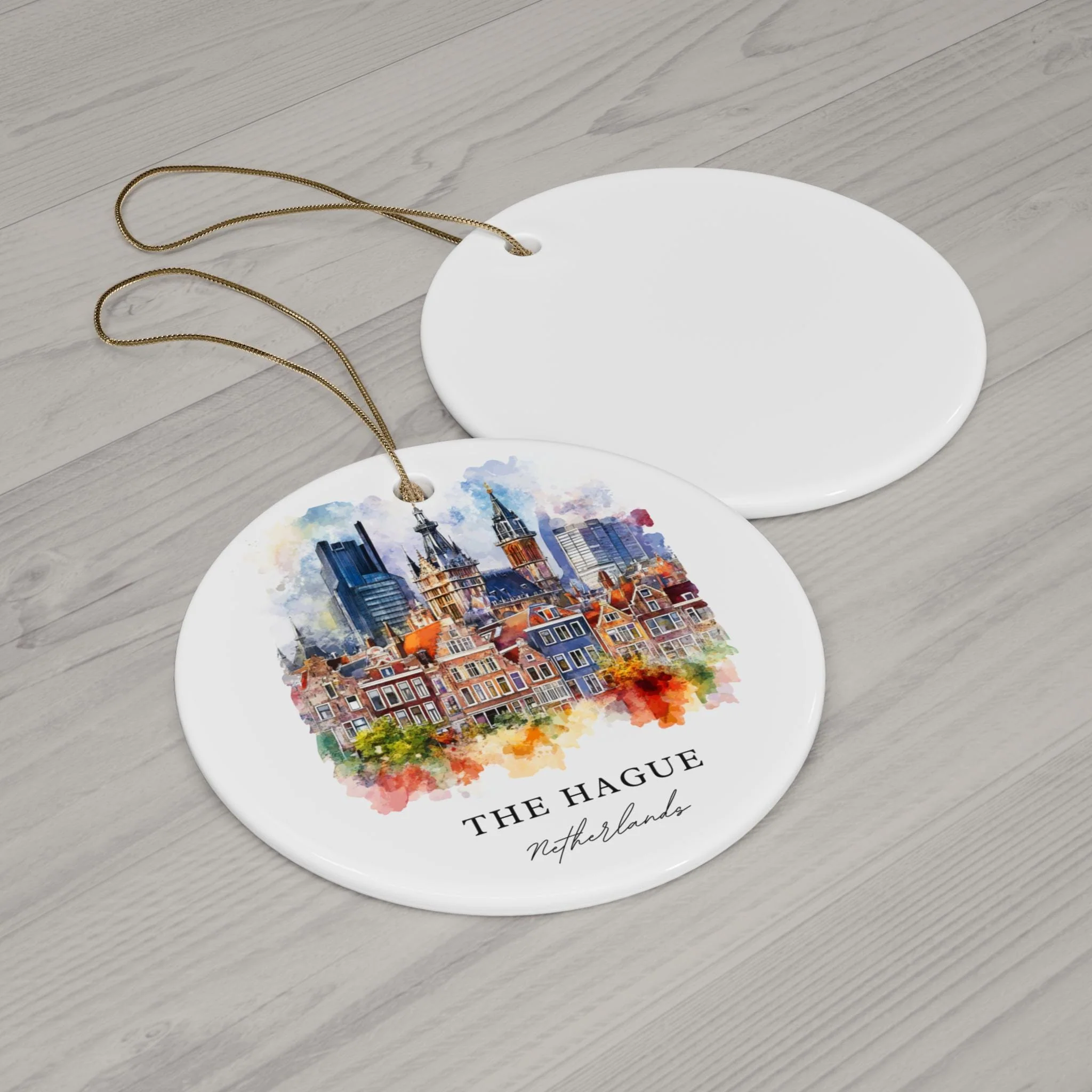 The Hague Ornament: Unique The Hague Souvenir, The Hague Xmas Decor, and Authentic Hague Netherlands Christmas Gift - Image 2