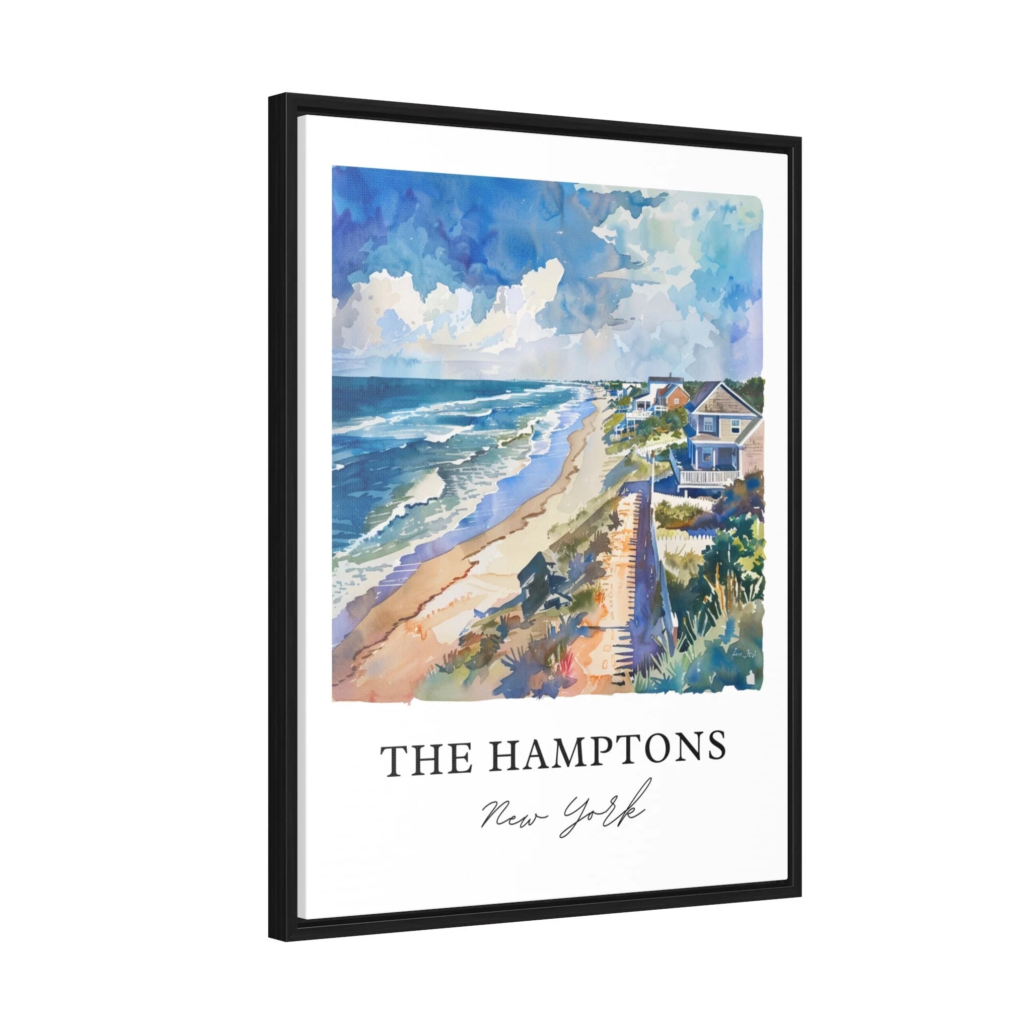 Hamptons, NY, USA – Watercolor Art Print - Image 6