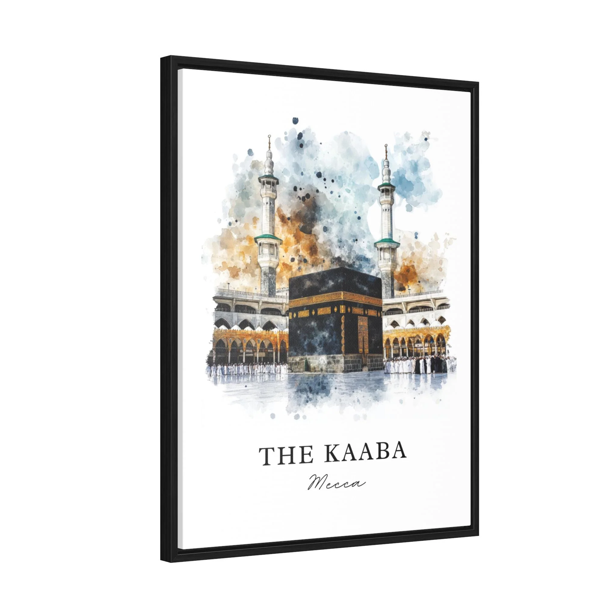 Kaaba, Mecca Saudi Arabia – Watercolor Art Print - Image 6