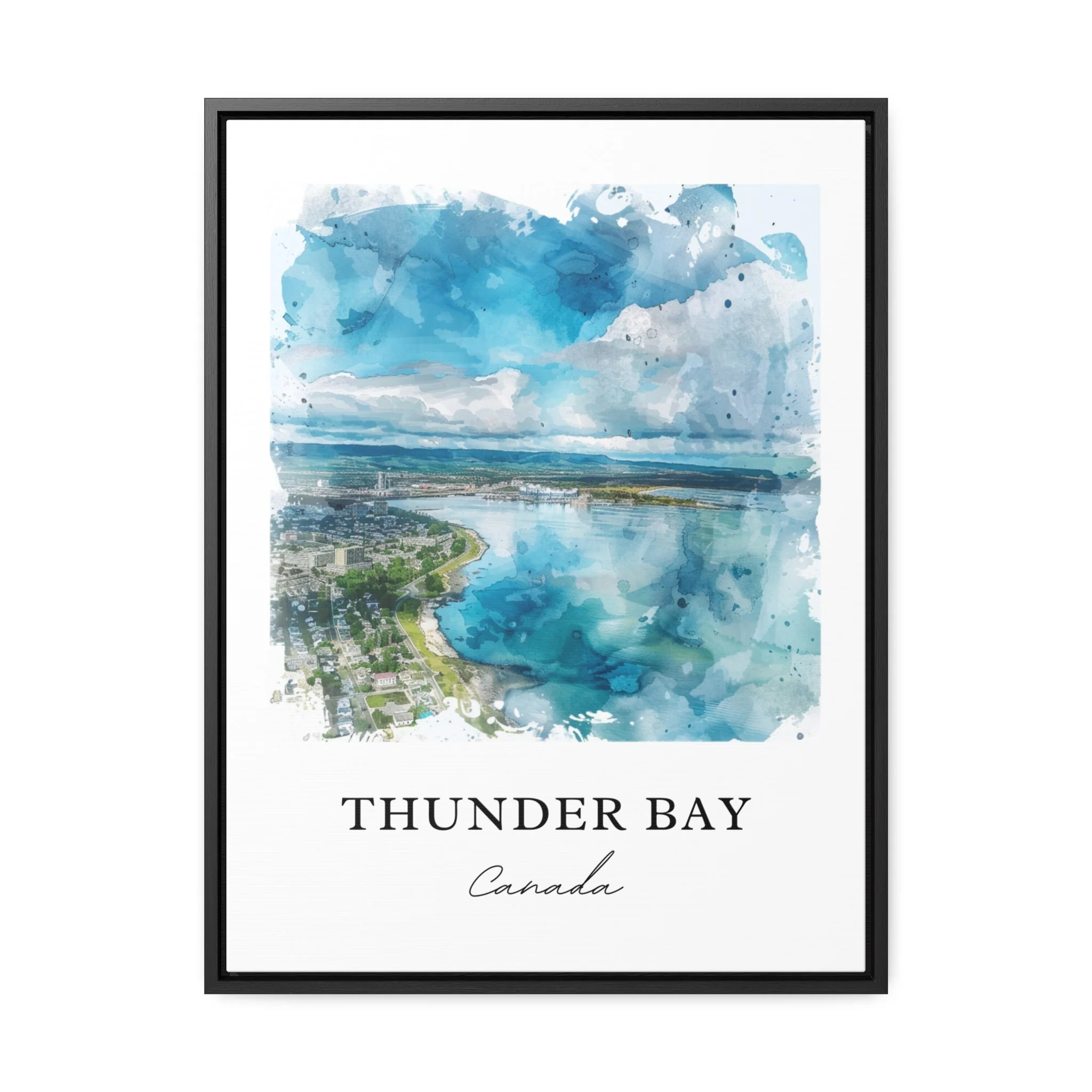 Thunder Bay, Ontario – Watercolor Art Print - Image 5
