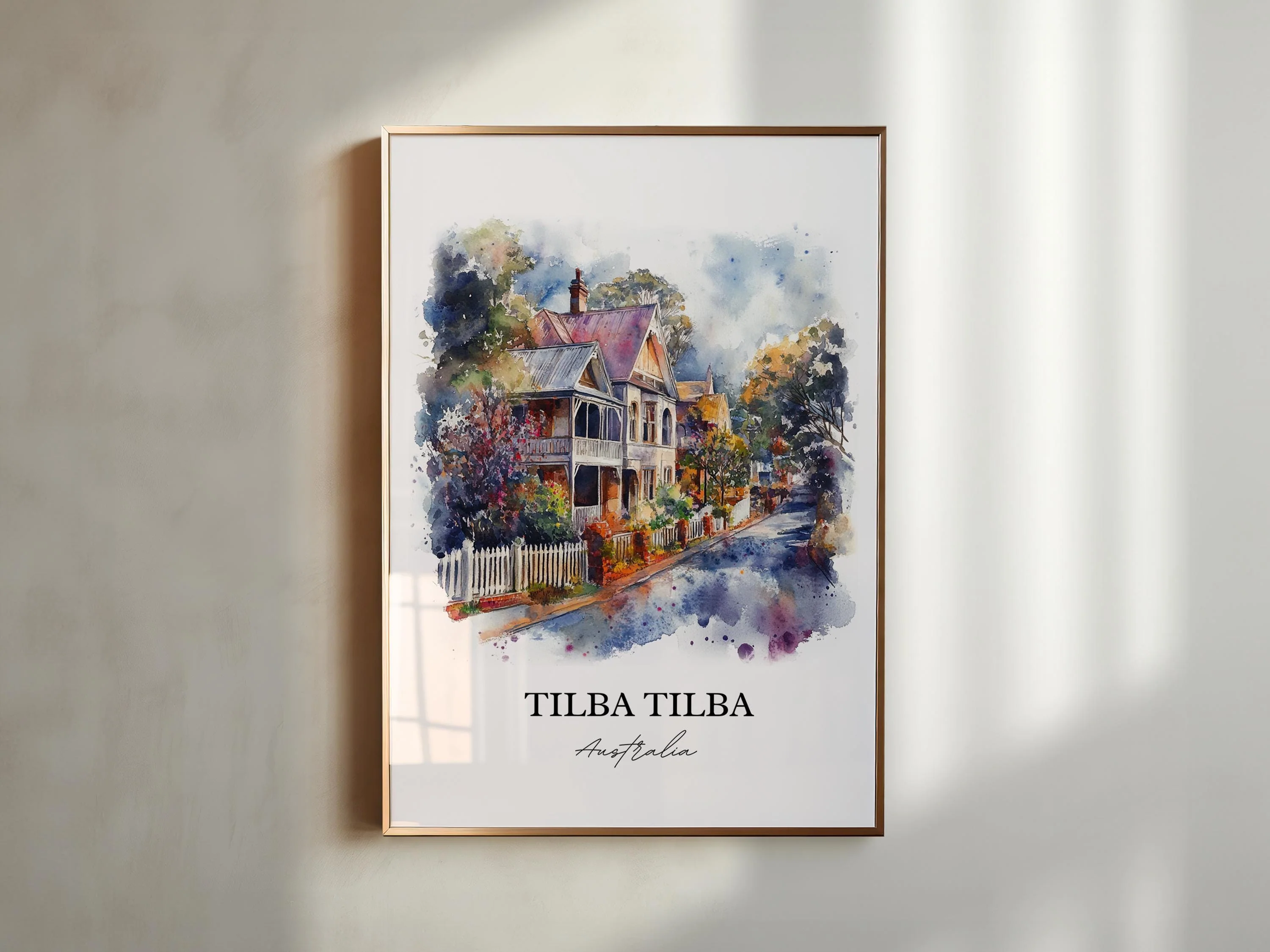 Tilba Tilba, Australia – Watercolor Art Print - Image 3