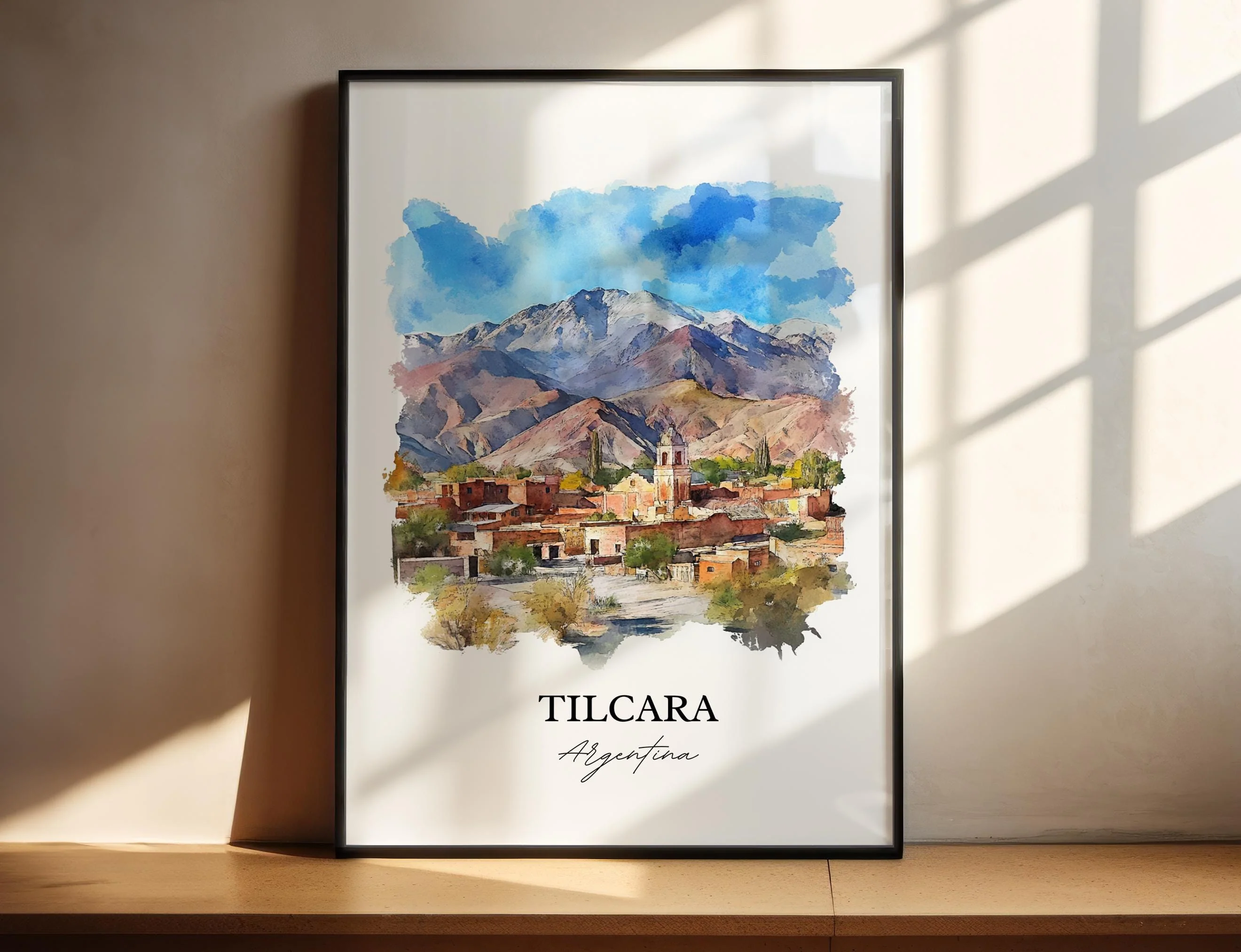 Tilcara, Argentina – Watercolor Art Print