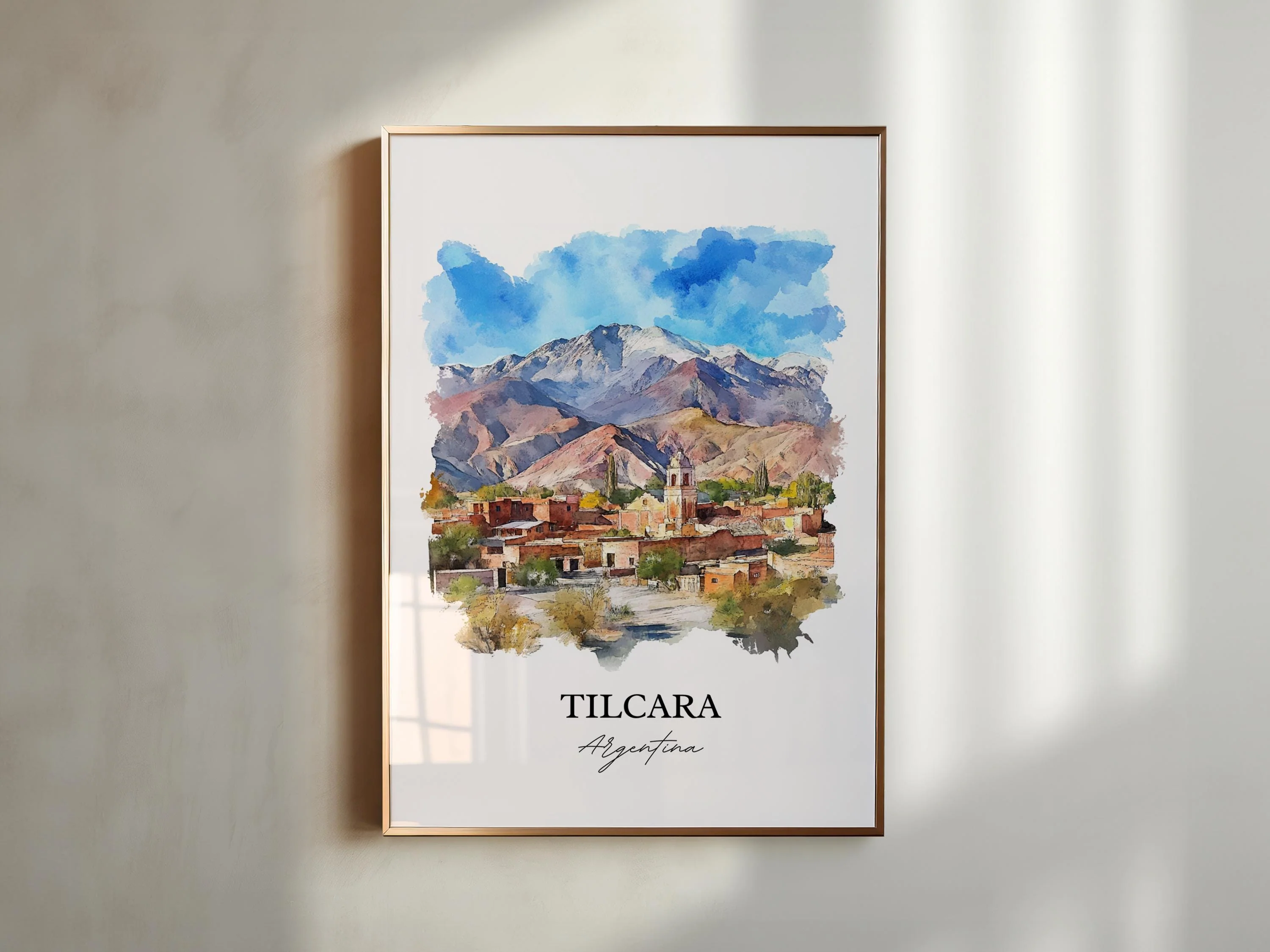 Tilcara, Argentina – Watercolor Art Print - Image 3