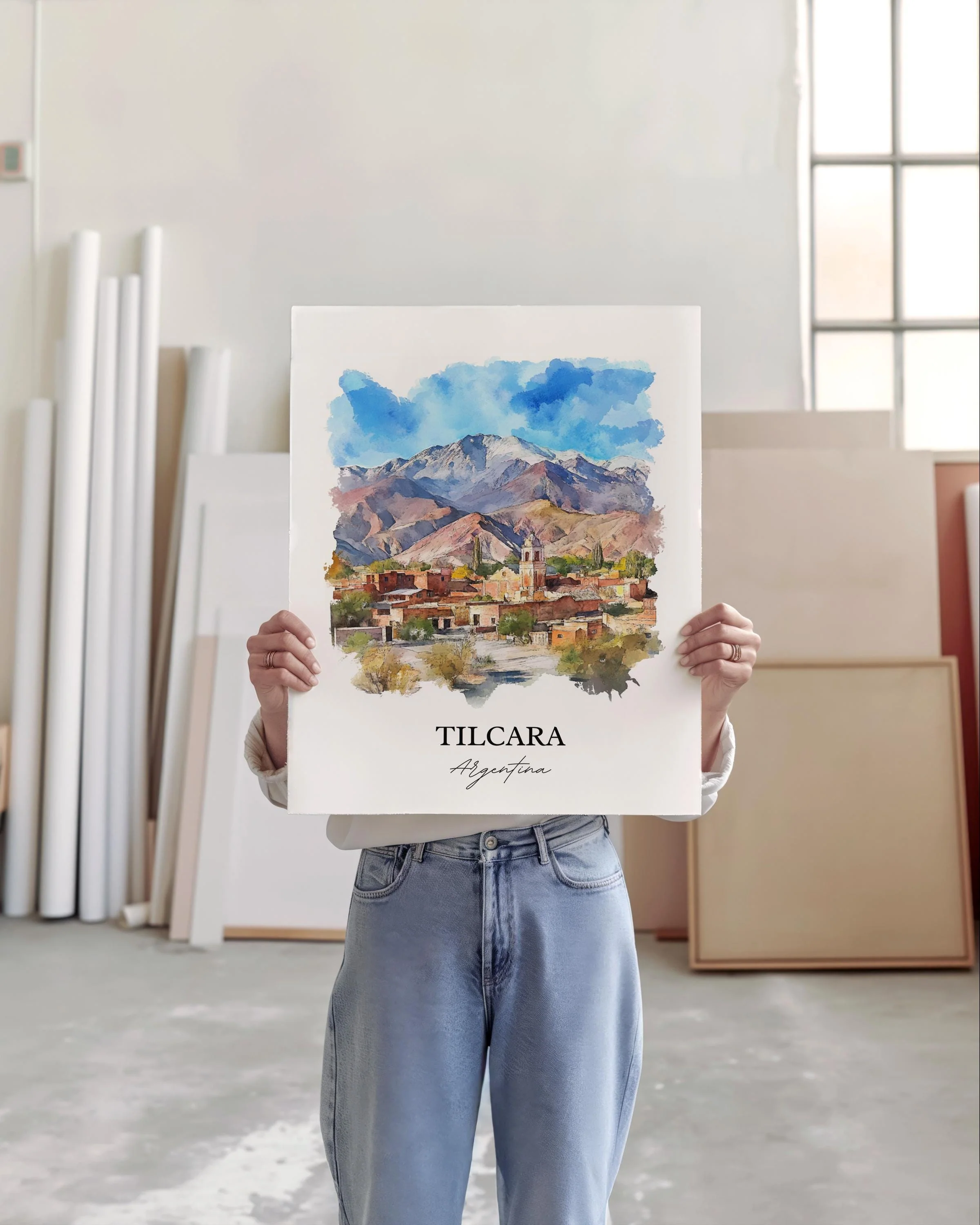 Tilcara, Argentina – Watercolor Art Print - Image 4