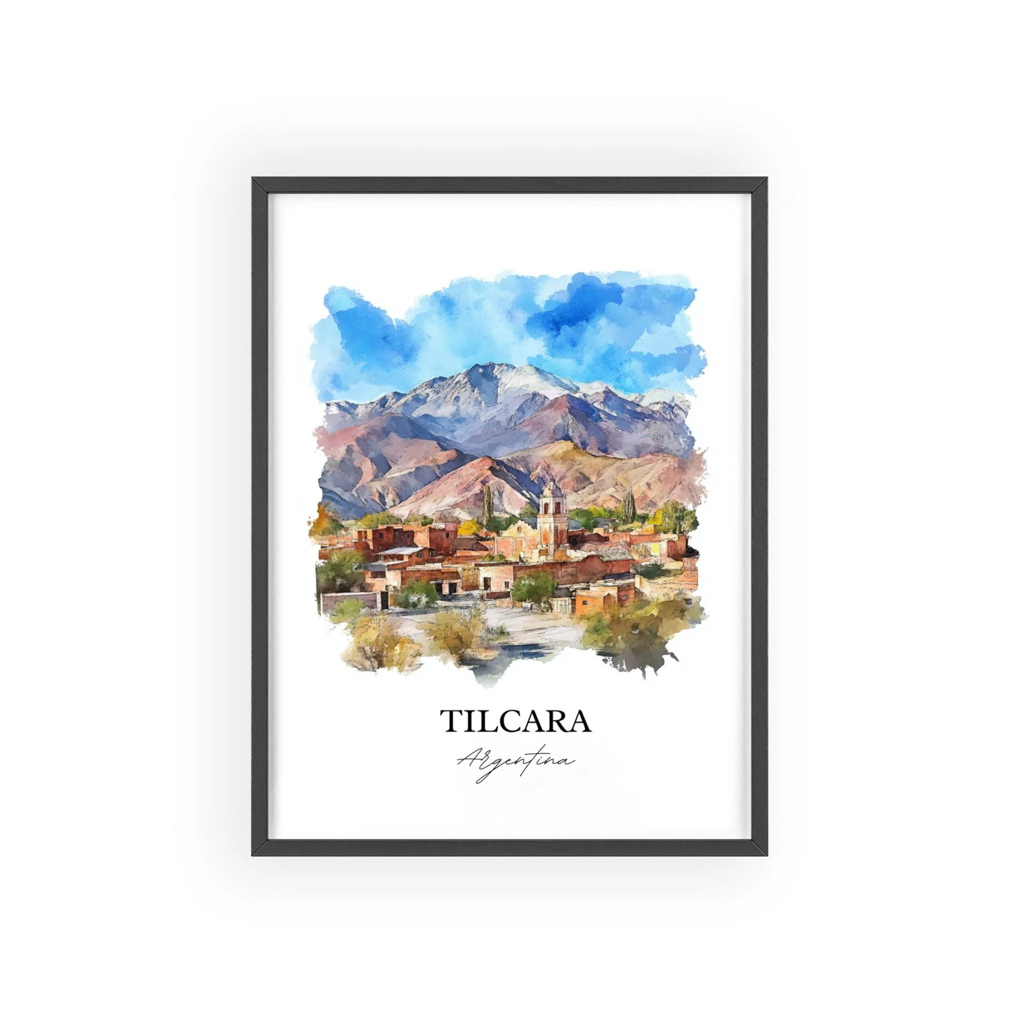 Tilcara, Argentina – Watercolor Art Print - Image 7