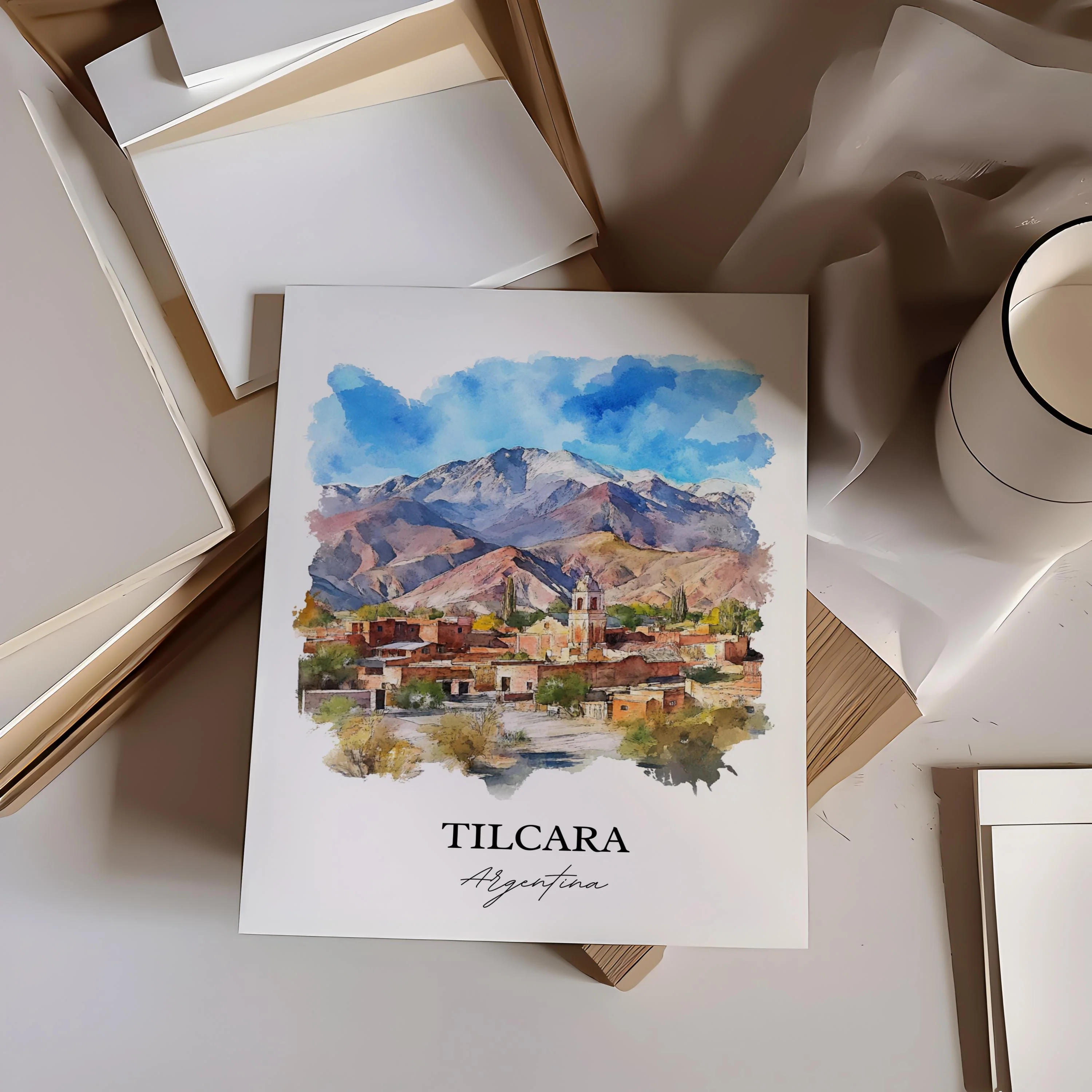 Tilcara, Argentina – Watercolor Art Print - Image 5