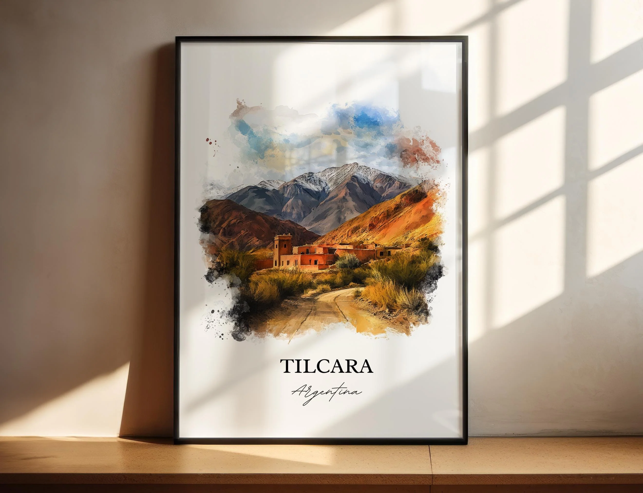 Tilcara, Argentina – Watercolor Art Print