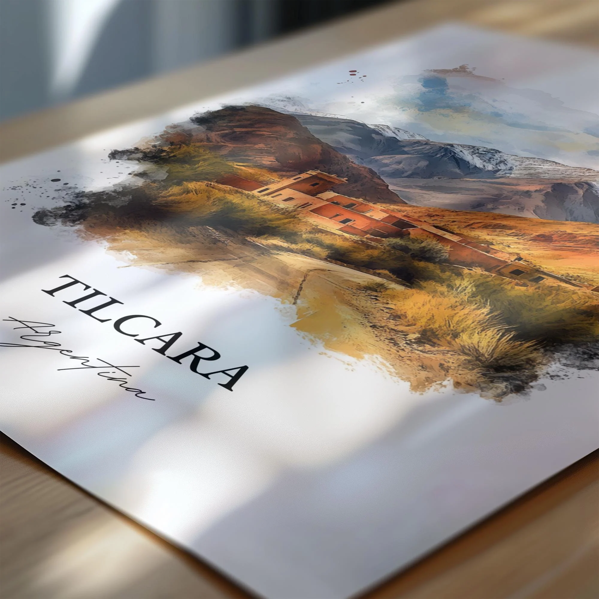 Tilcara, Argentina – Watercolor Art Print - Image 2
