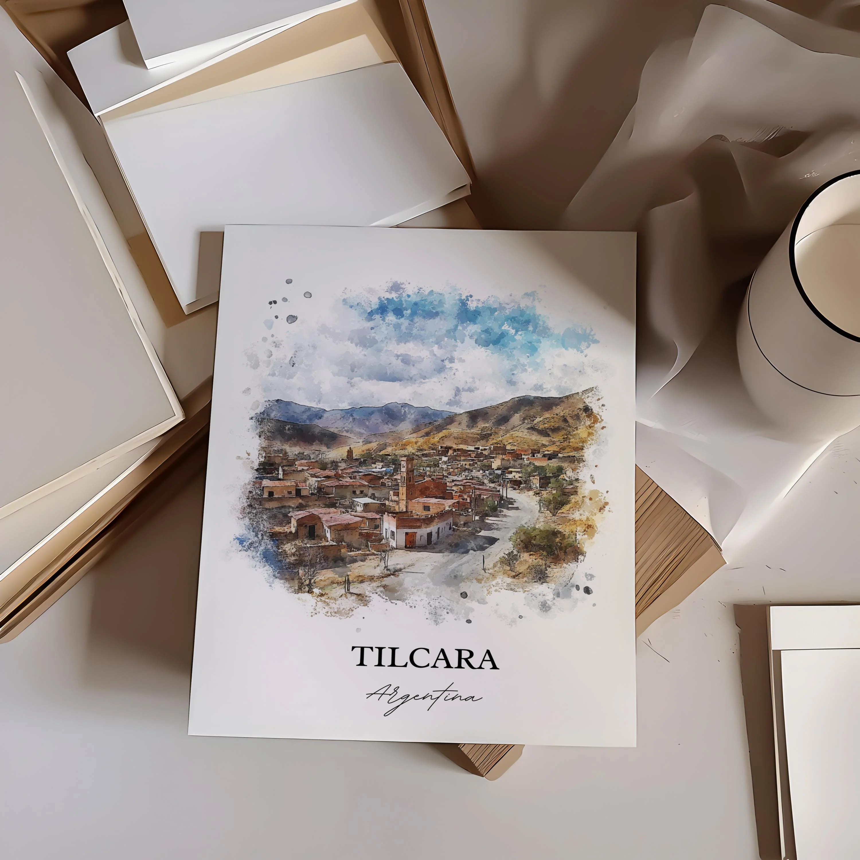 Tilcara, Argentina – Watercolor Art Print - Image 6