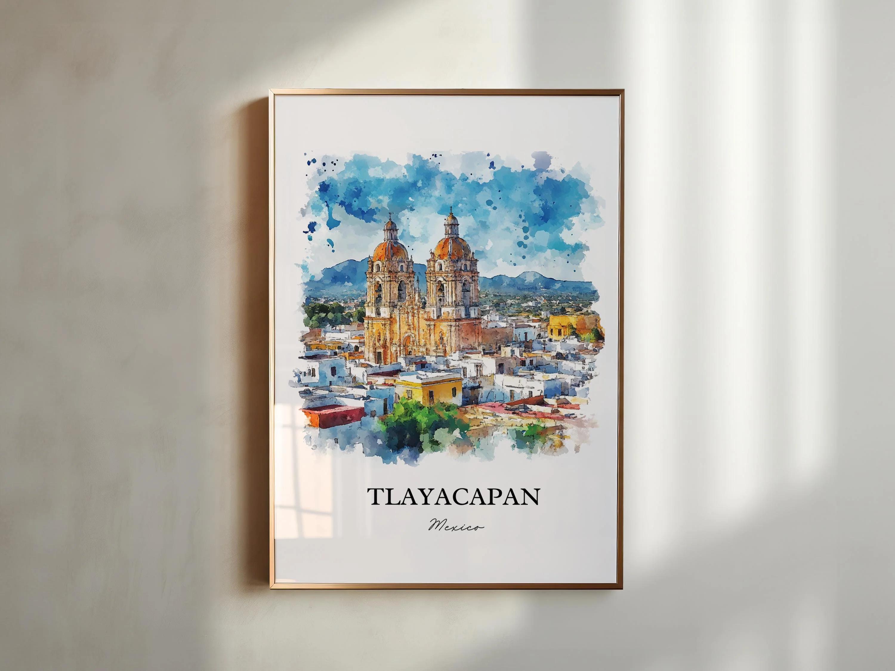Tlayacapan, Mexico – Watercolor Art Print - Image 4