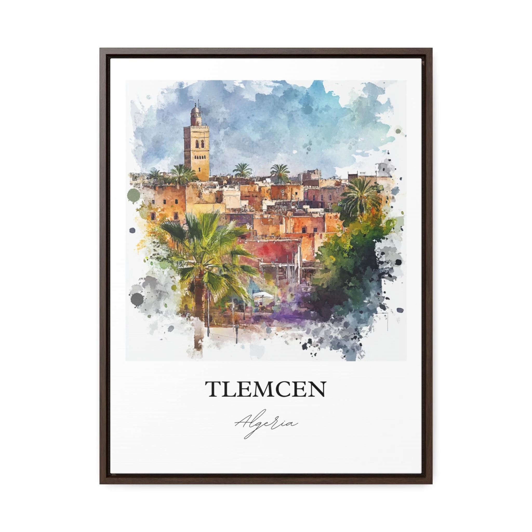 Tlemcen, Algeria – Watercolor Art Print - Image 7