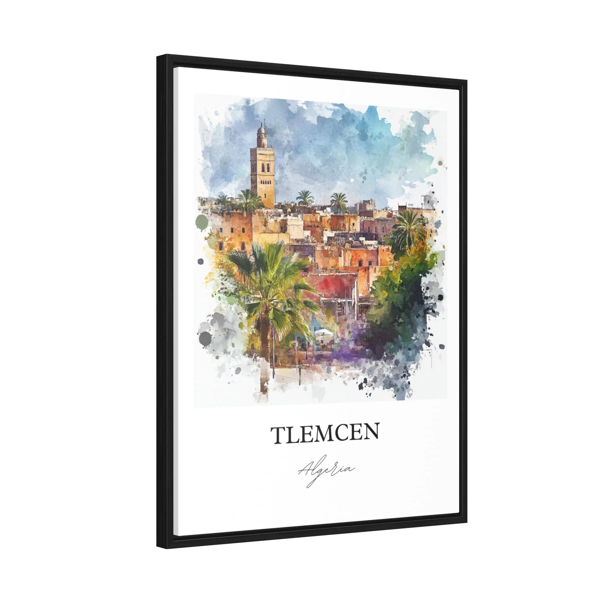 Tlemcen, Algeria – Watercolor Art Print - Image 8