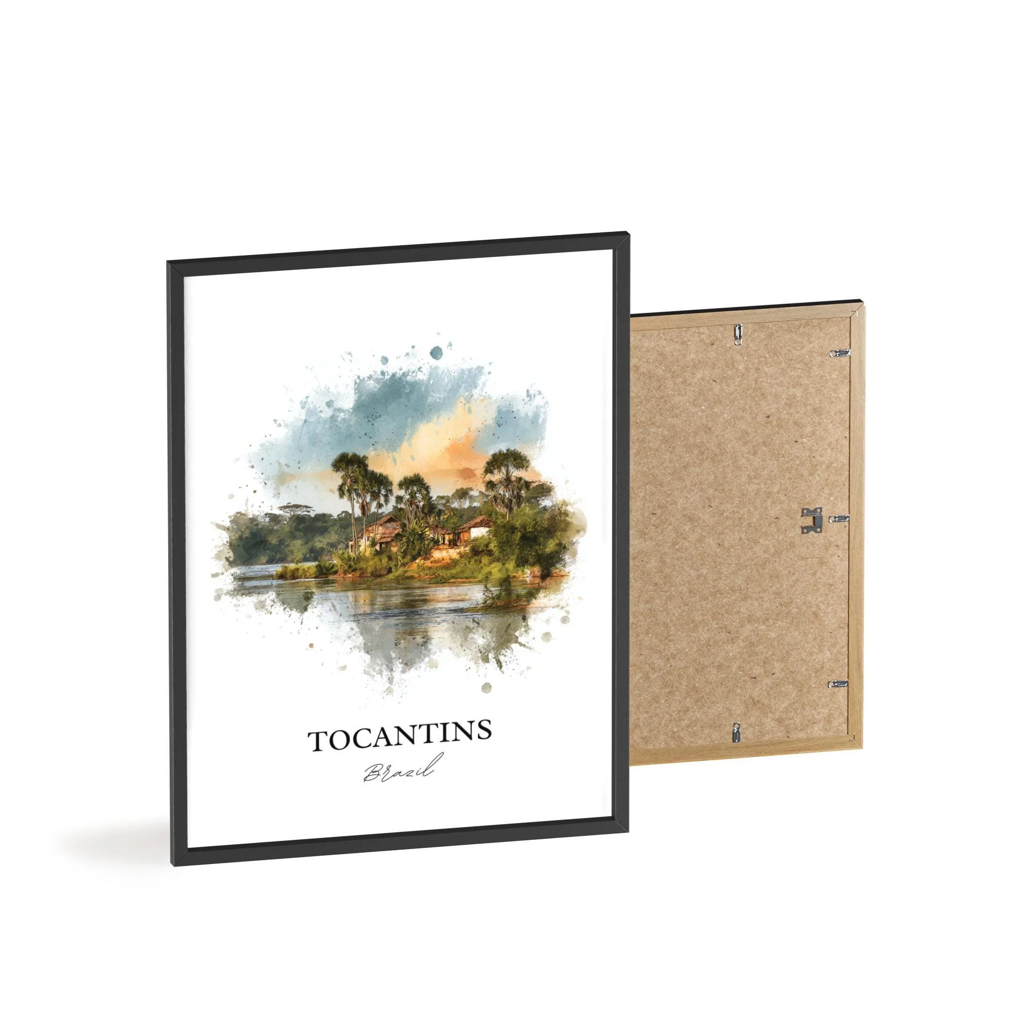 Tocantins, Brazil – Watercolor Art Print - Image 8