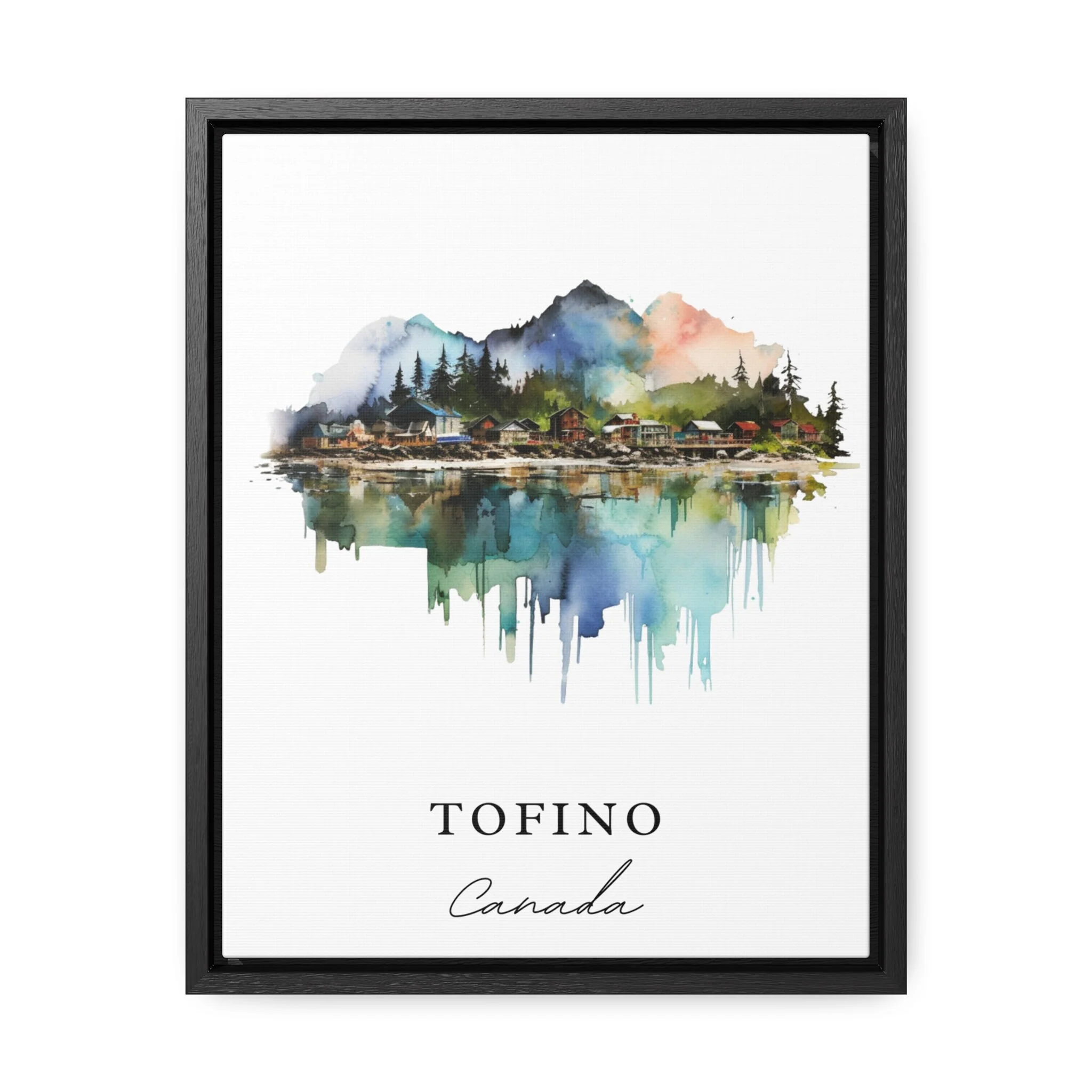 Tofino, Canada – Watercolor Art Print - Image 2