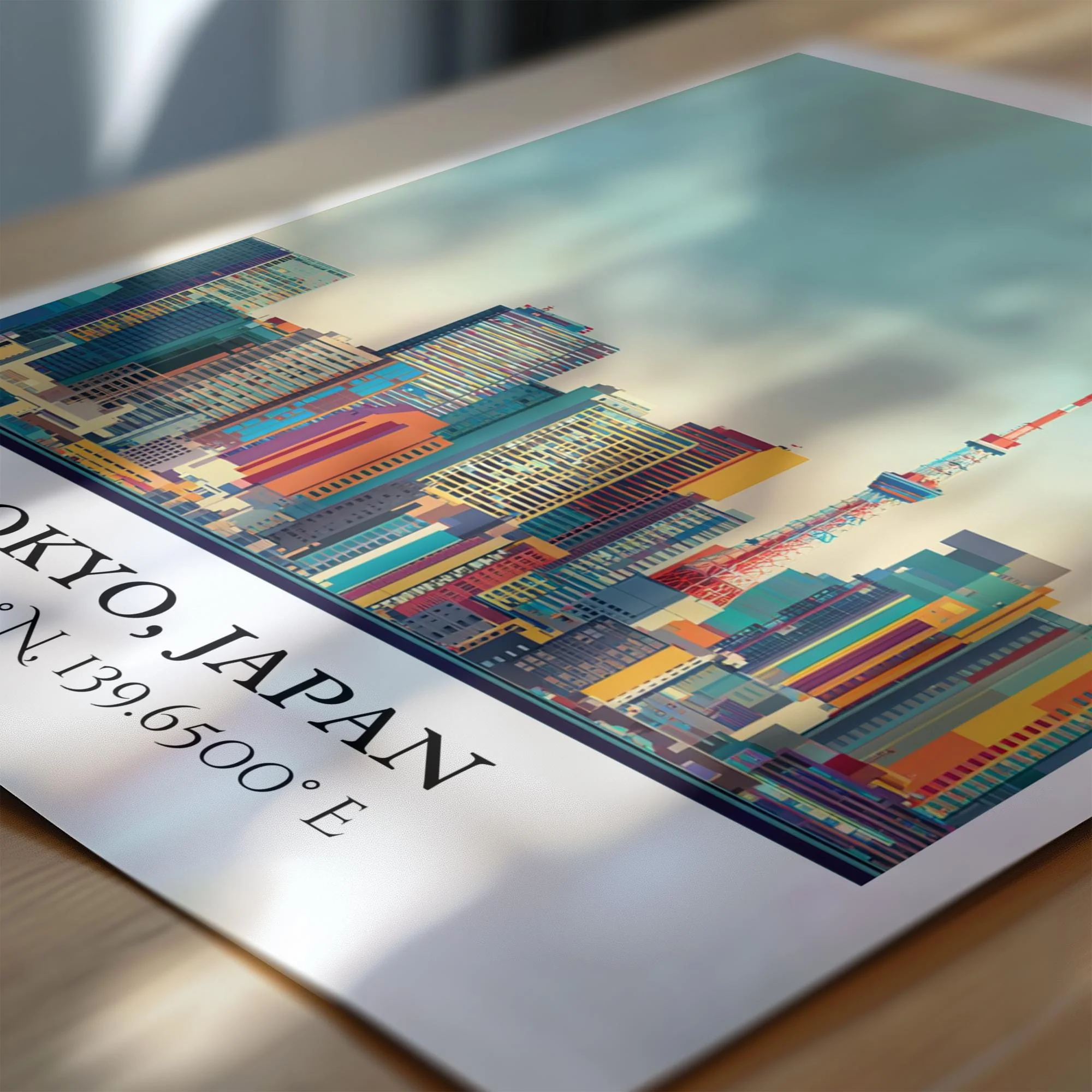 Tokyo, Japan – Watercolor Art Print - Image 2