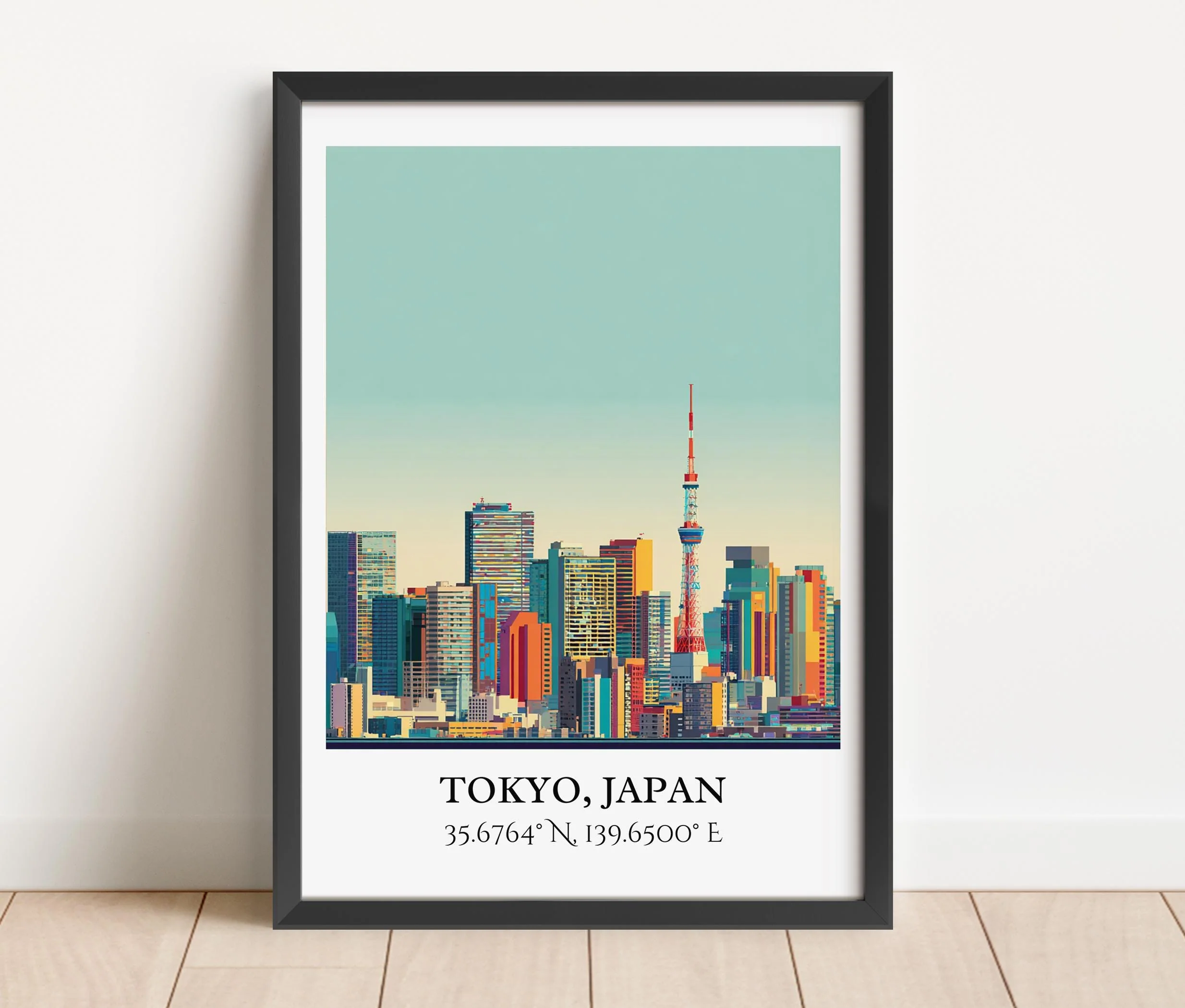 Tokyo, Japan – Watercolor Art Print - Image 4