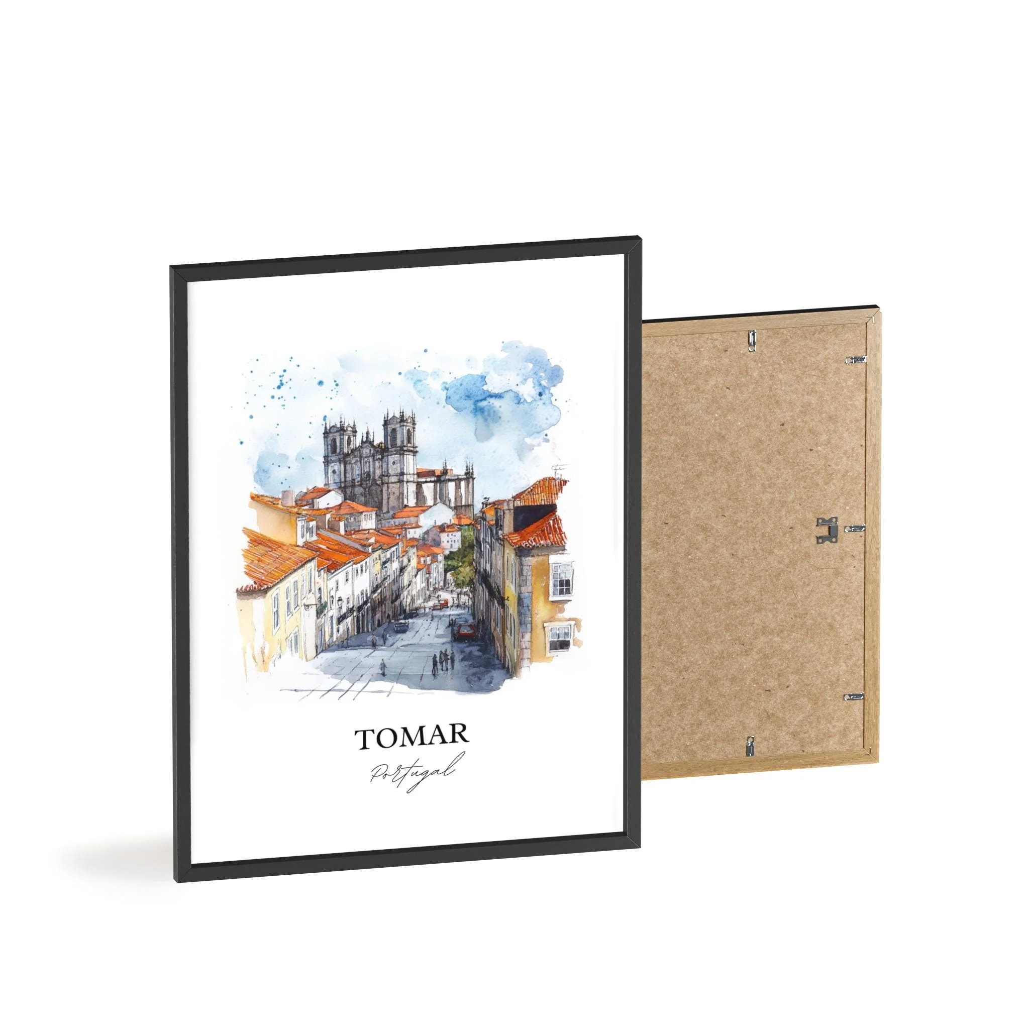 Tomar, Portugal – Watercolor Art Print - Image 8