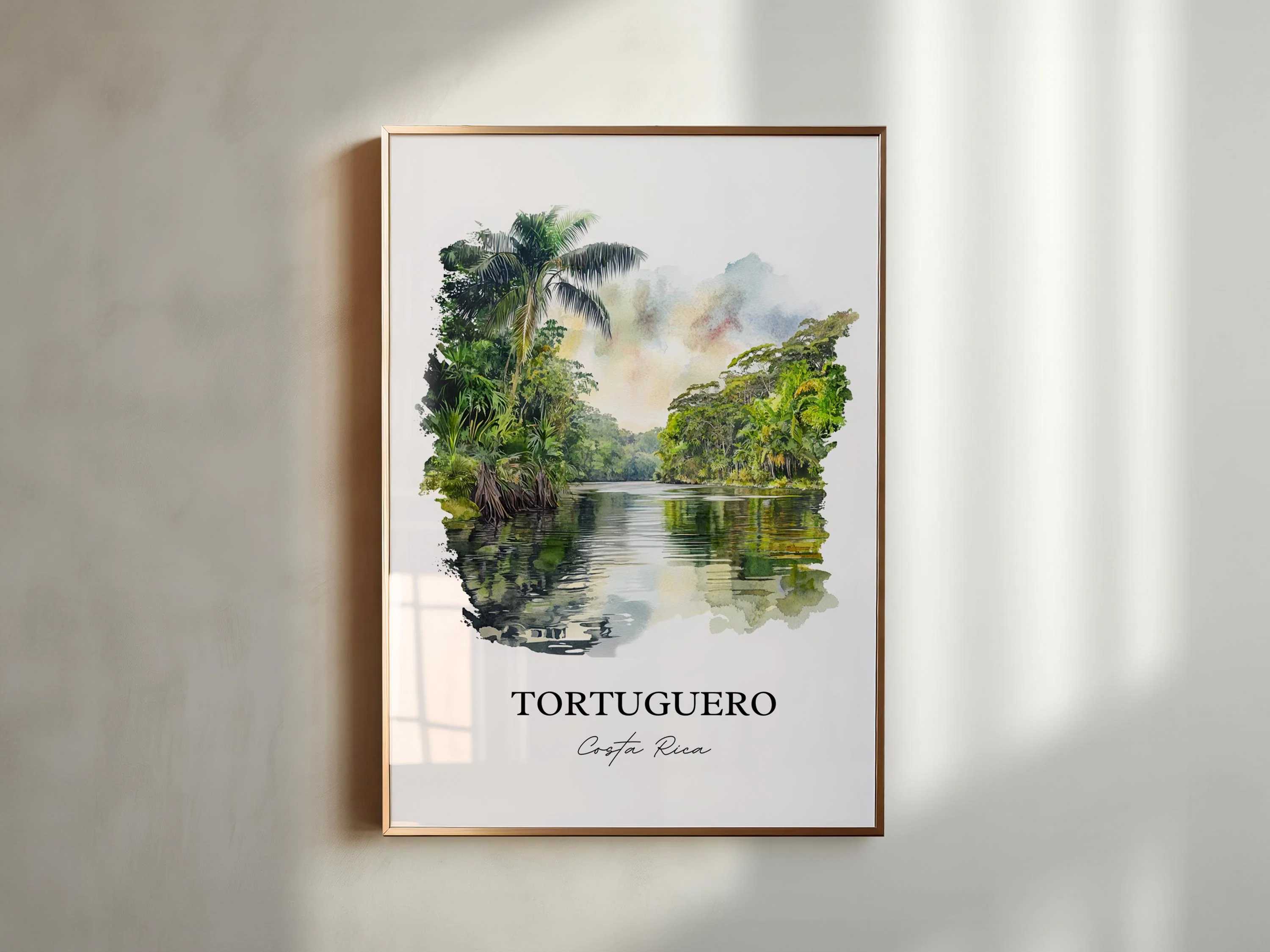 Tortuguero, Costa Rica – Watercolor Art Print - Image 4