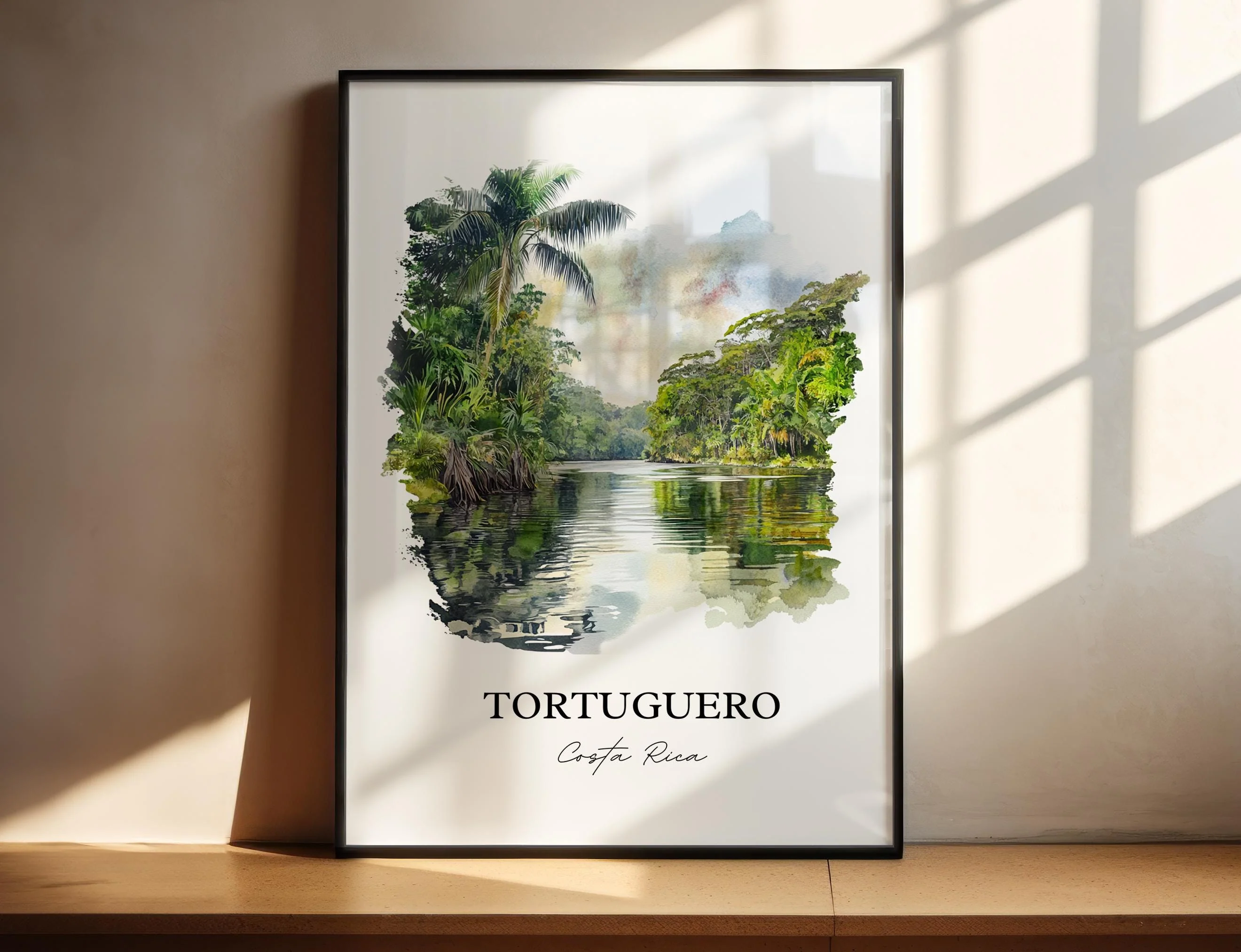 Tortuguero, Costa Rica – Watercolor Art Print