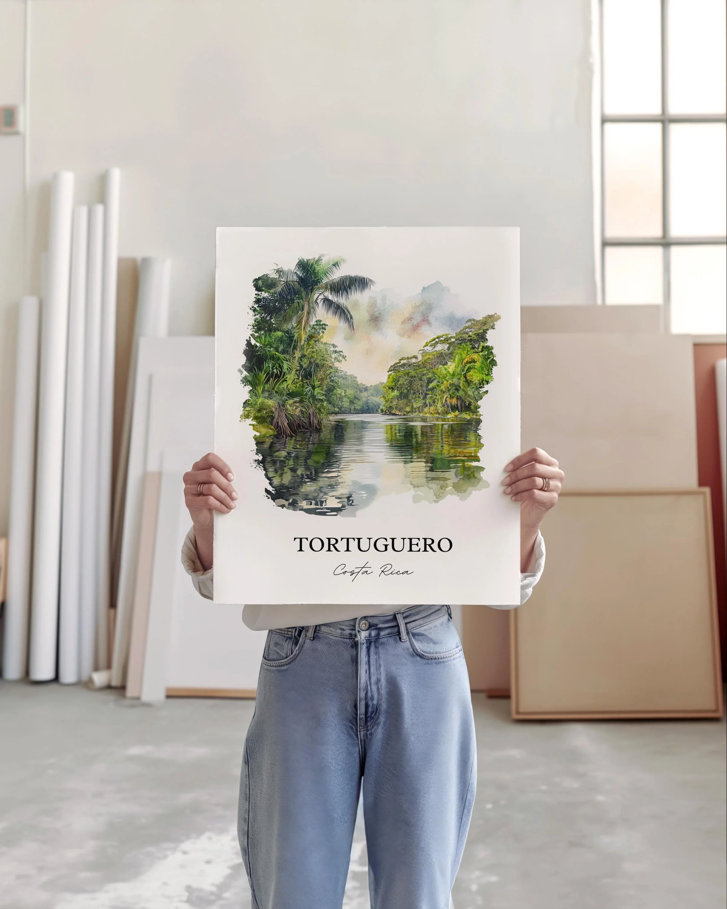 Tortuguero, Costa Rica – Watercolor Art Print - Image 3