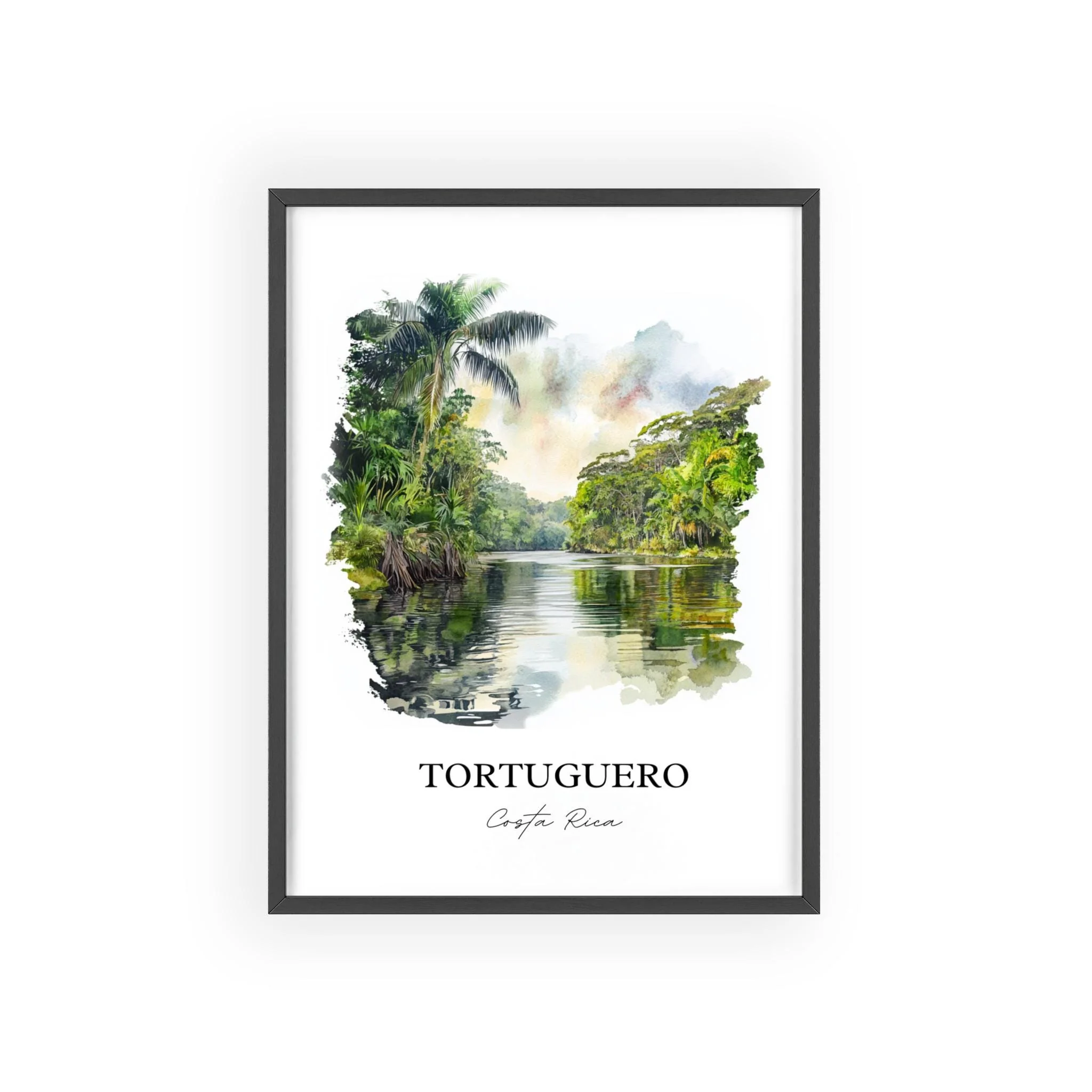 Tortuguero, Costa Rica – Watercolor Art Print - Image 7