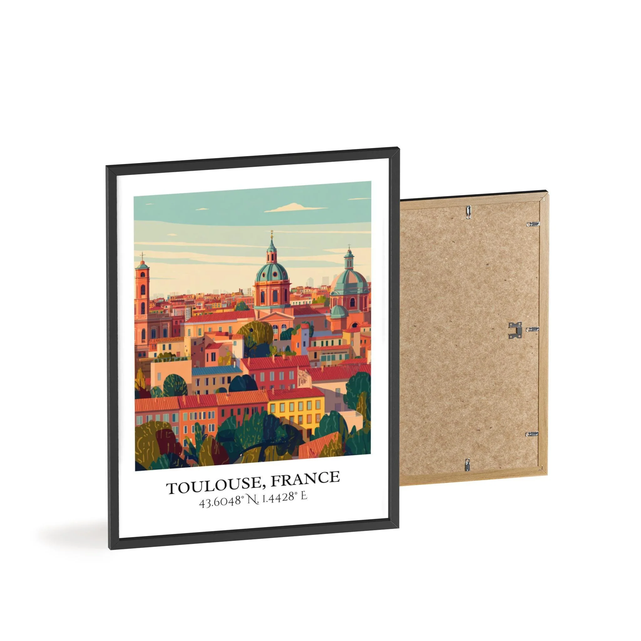 Toulouse, France – Watercolor Art Print - Image 8