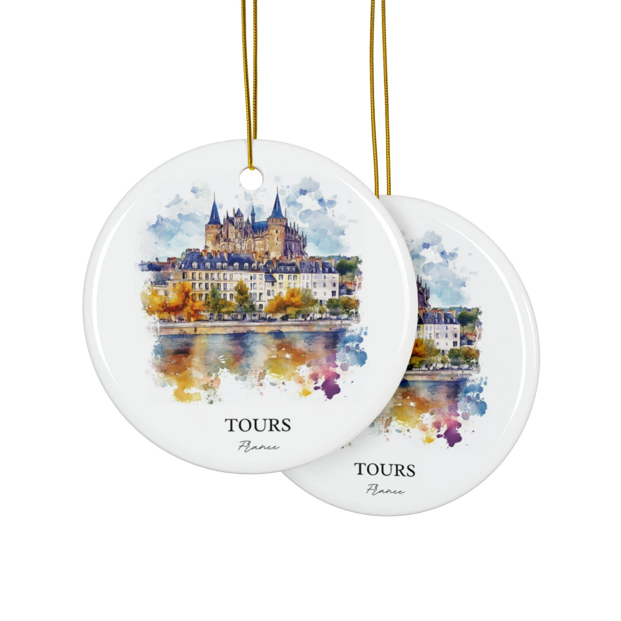 Tours France Ornament: Unique Tours Souvenir, Tours France Xmas Decor, and Authentic France Gift - Image 2