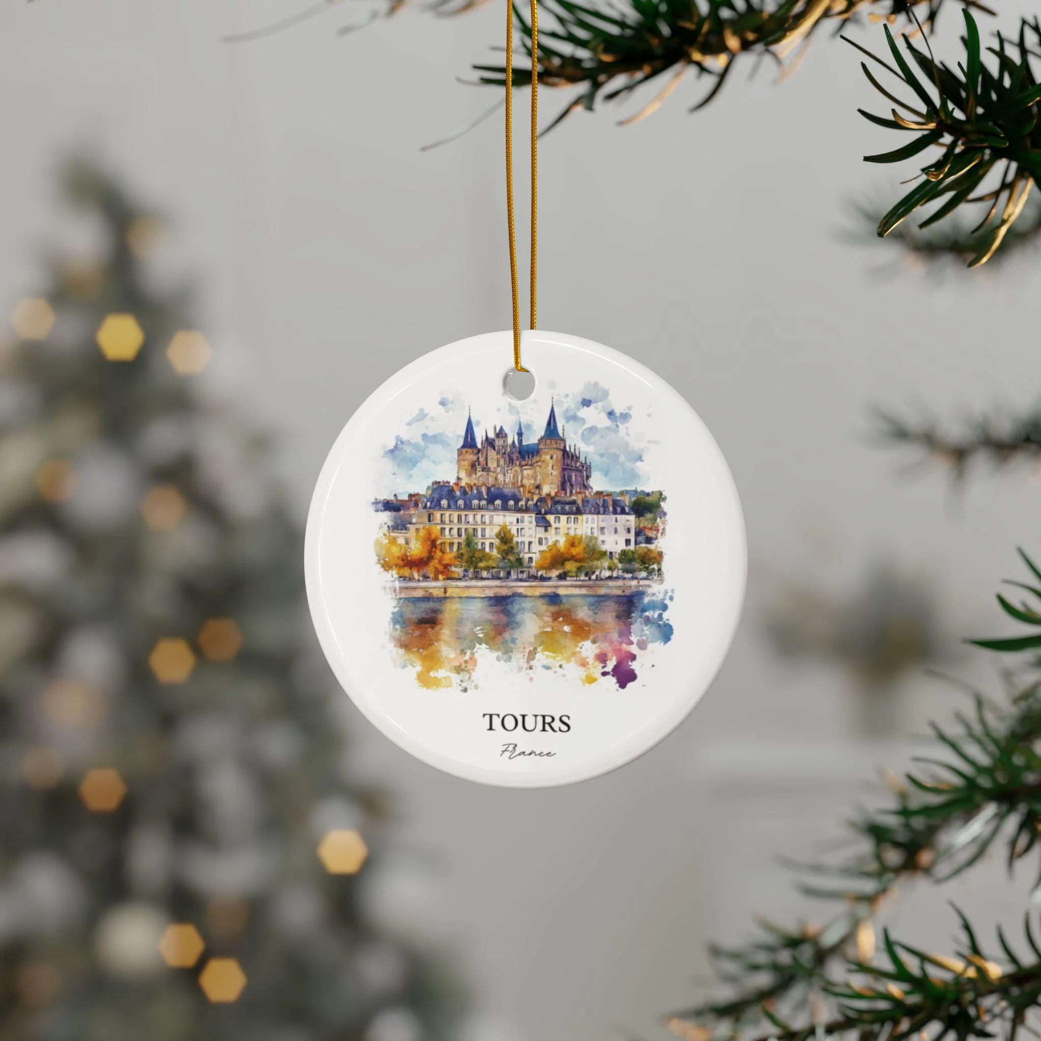 Tours France Ornament: Unique Tours Souvenir, Tours France Xmas Decor, and Authentic France Gift - Image 3