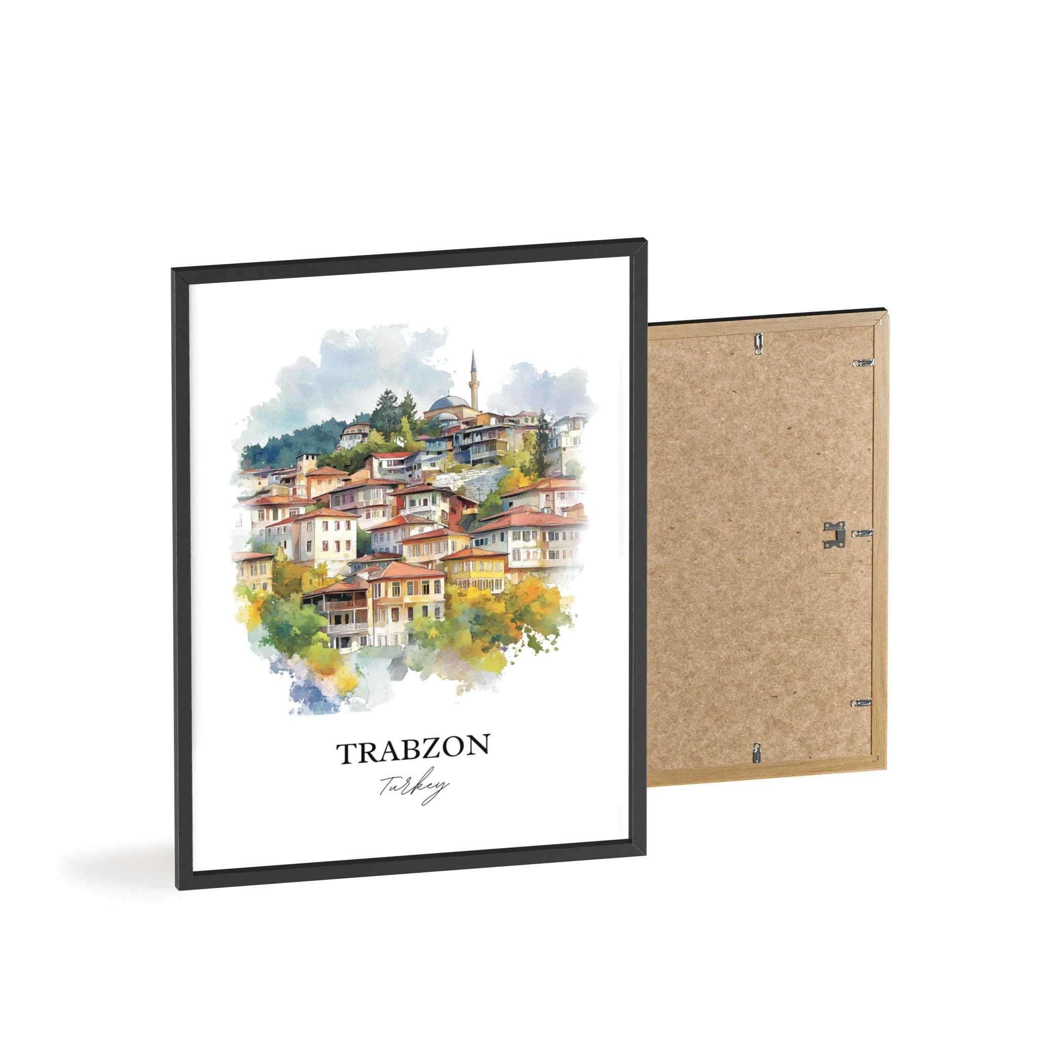Trabzon, Turkey – Watercolor Art Print - Image 8