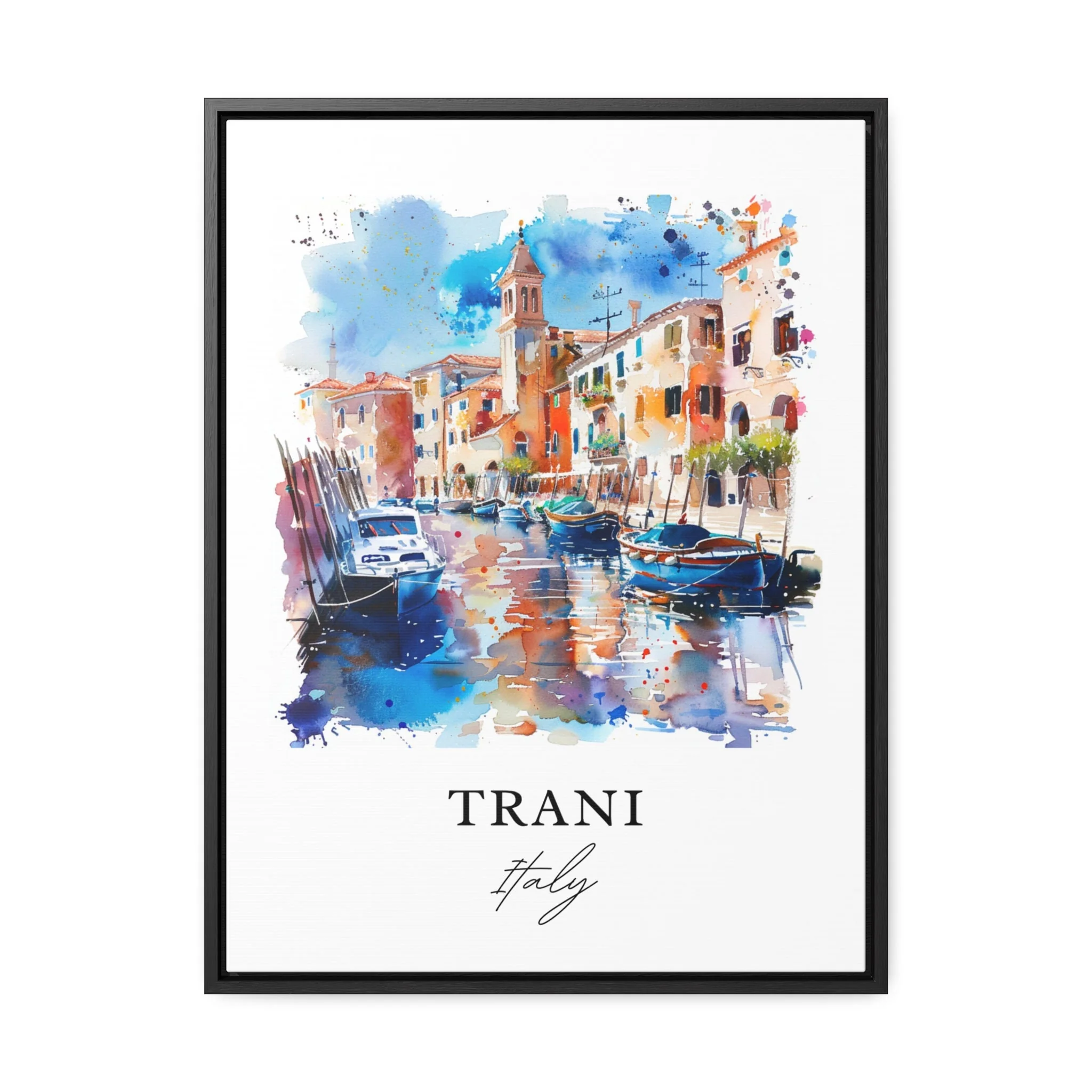 Trani, Italy – Watercolor Art Print - Image 5