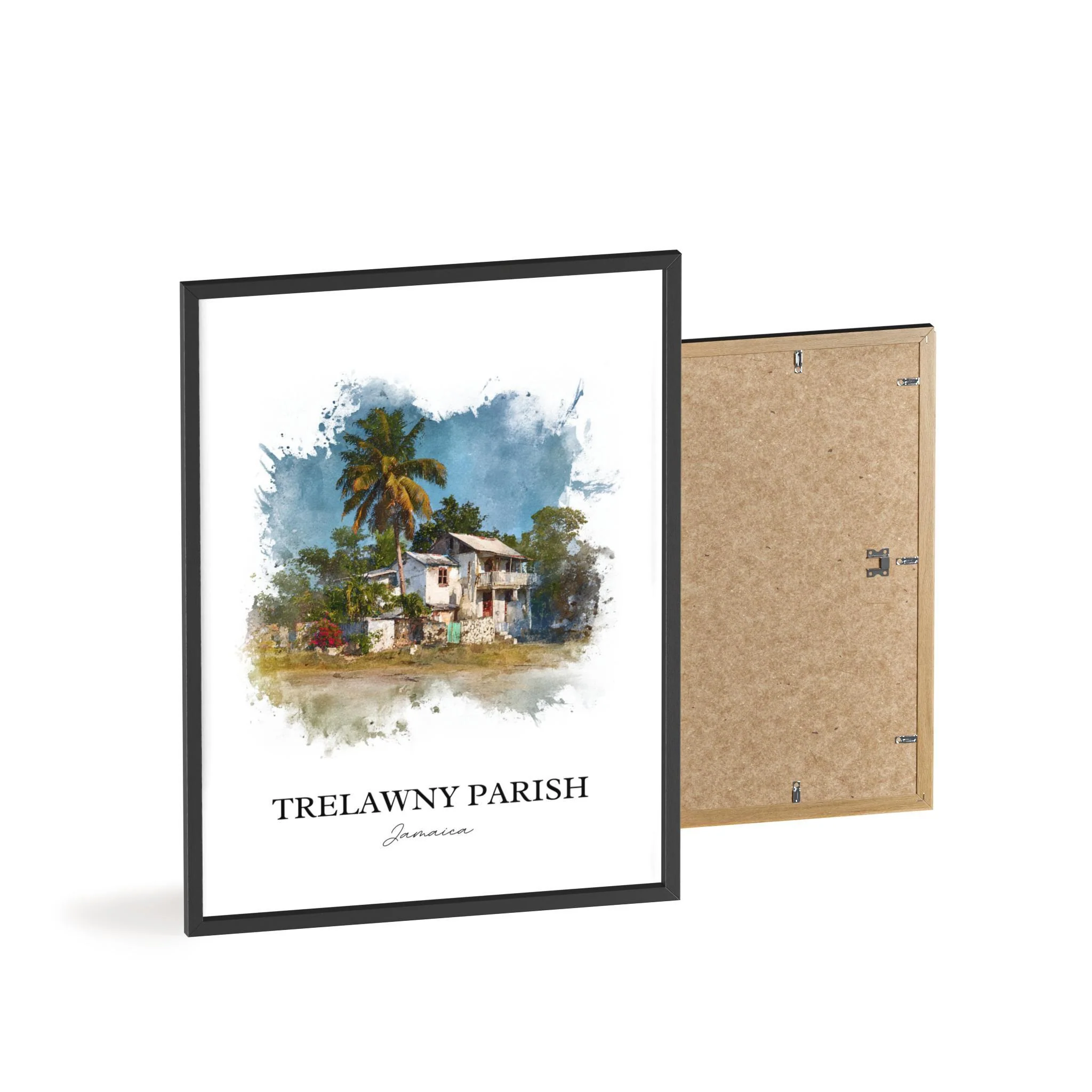 Trelawny, Jamaica – Watercolor Art Print - Image 8