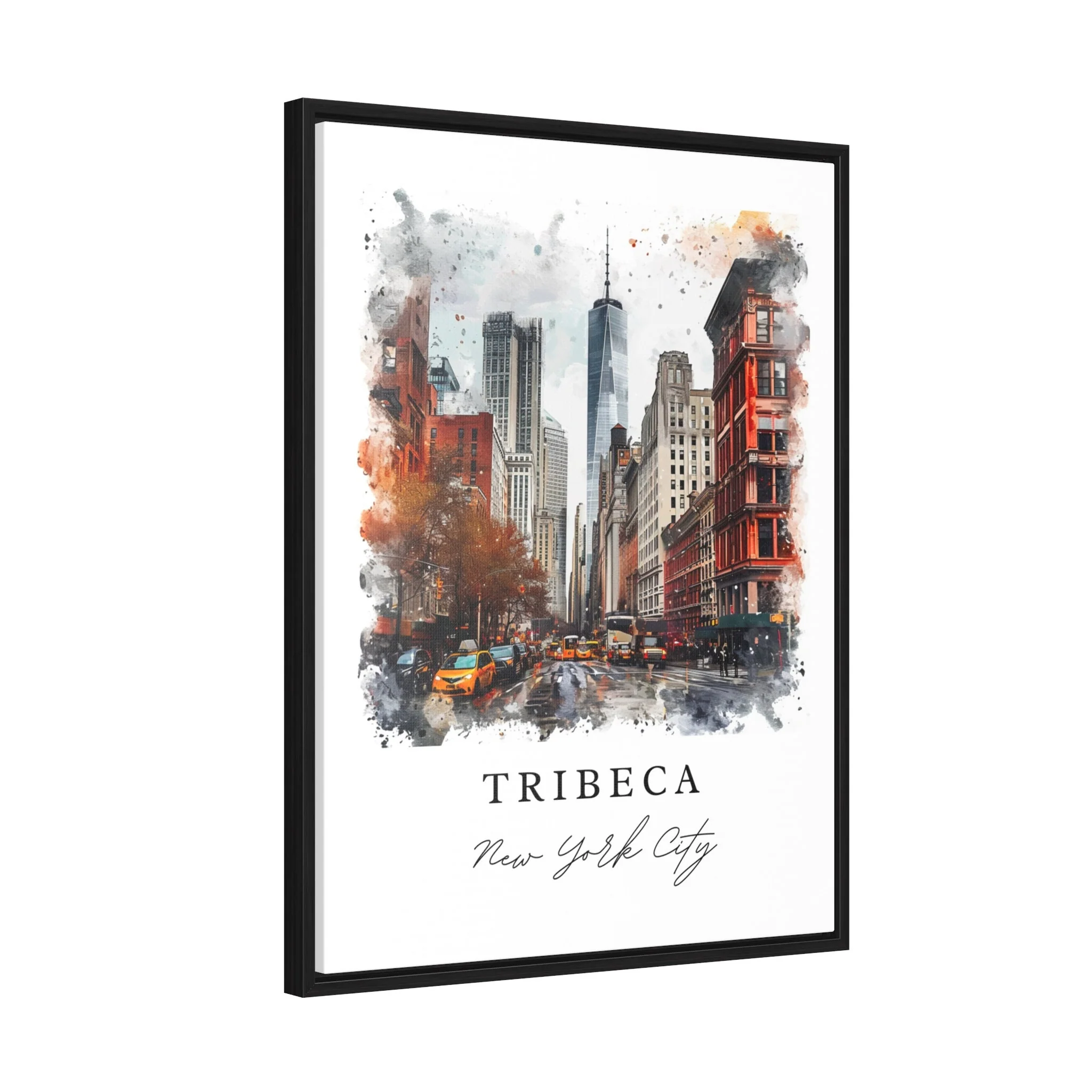 Tribeca, New York – Watercolor Art Print - Image 7