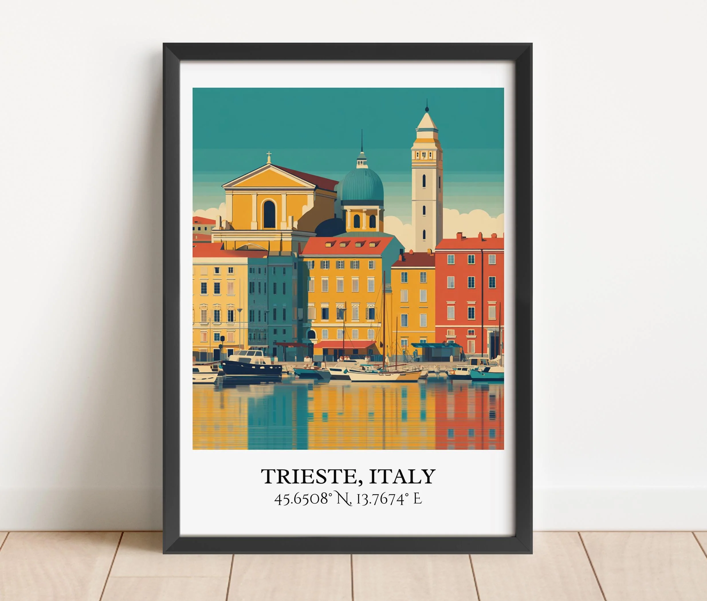 Trieste, Italy – Watercolor Art Print - Image 5